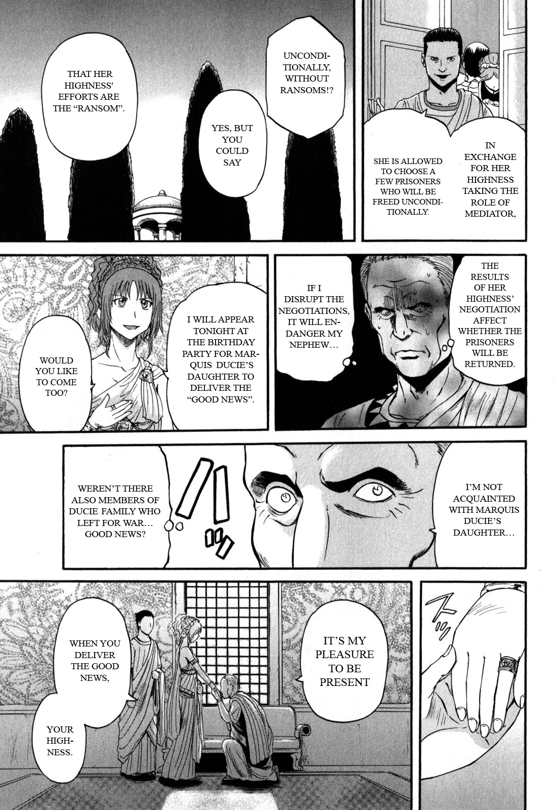 Gate - Jietai Kare no Chi nite, Kaku Tatakeri Chapter 25 page 27 - Chapter 25: Fire Dragon's Shadow