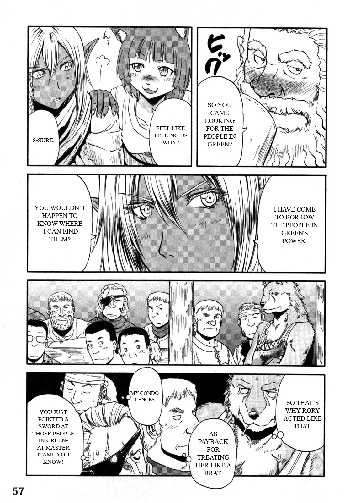 Gate - Jietai Kare no Chi nite, Kaku Tatakeri Chapter 26 page 13 - Chapter 26: The Brown Skinned Messenger