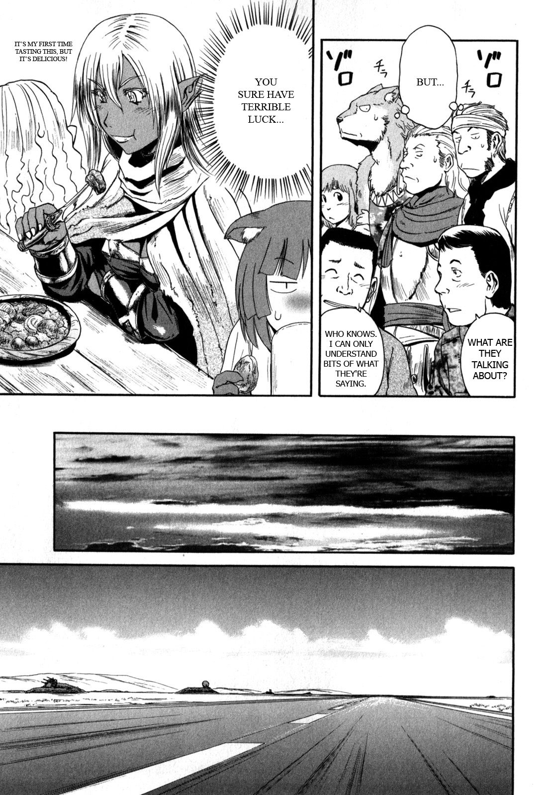 Gate - Jietai Kare no Chi nite, Kaku Tatakeri Chapter 26 page 21 - Chapter 26: The Brown Skinned Messenger