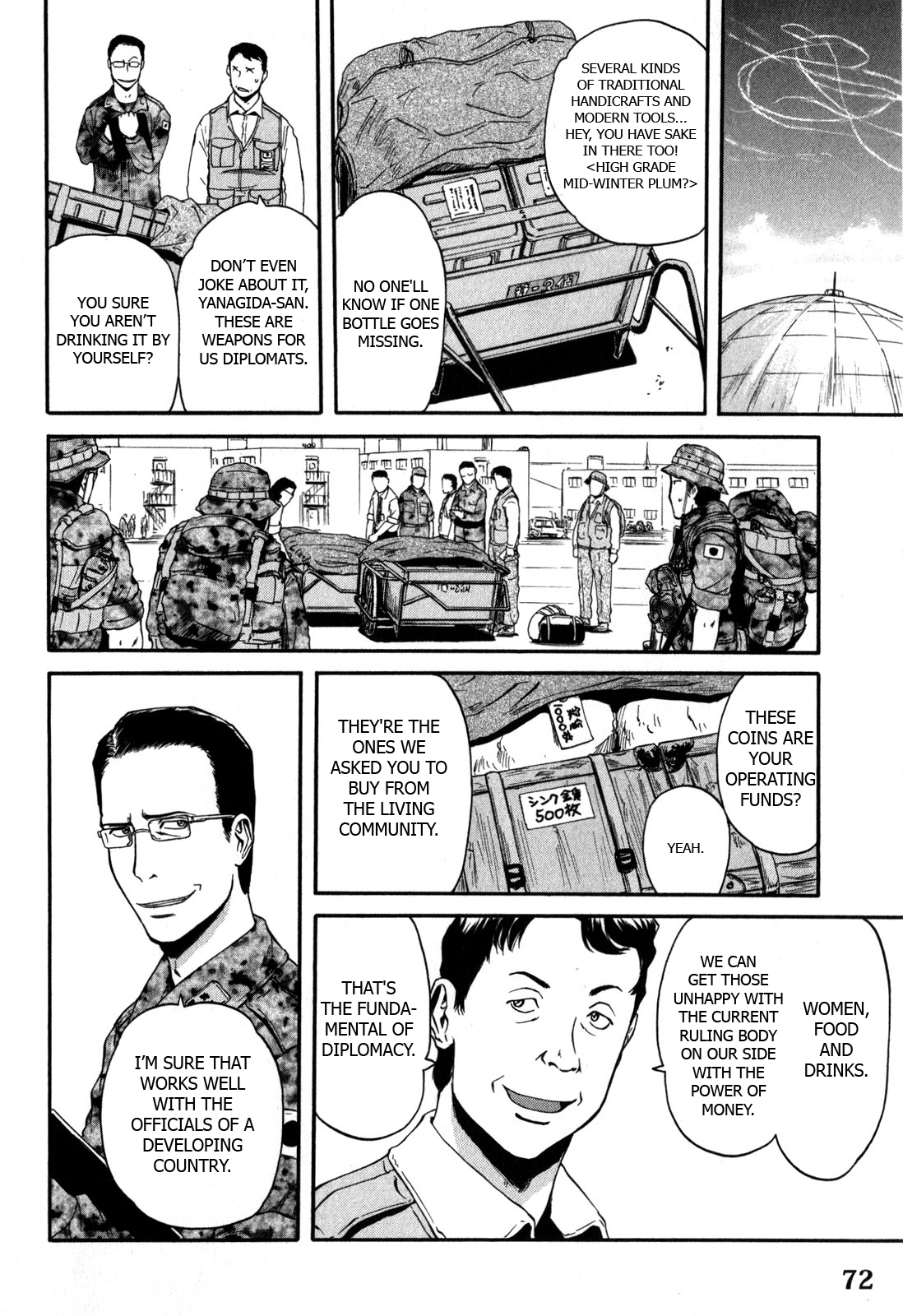 Gate - Jietai Kare no Chi nite, Kaku Tatakeri Chapter 26 page 28 - Chapter 26: The Brown Skinned Messenger