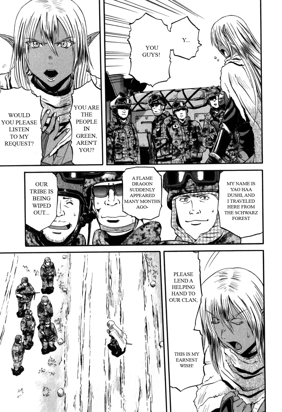 Gate - Jietai Kare no Chi nite, Kaku Tatakeri Chapter 27 page 3 - Chapter 27: Yao's Hope