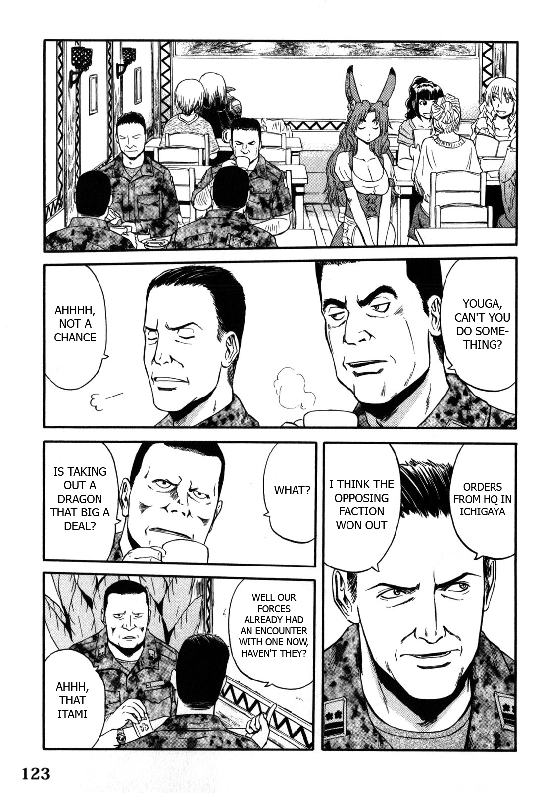 Gate - Jietai Kare no Chi nite, Kaku Tatakeri Chapter 28 page 13 - Chapter 28: Yao's Despair