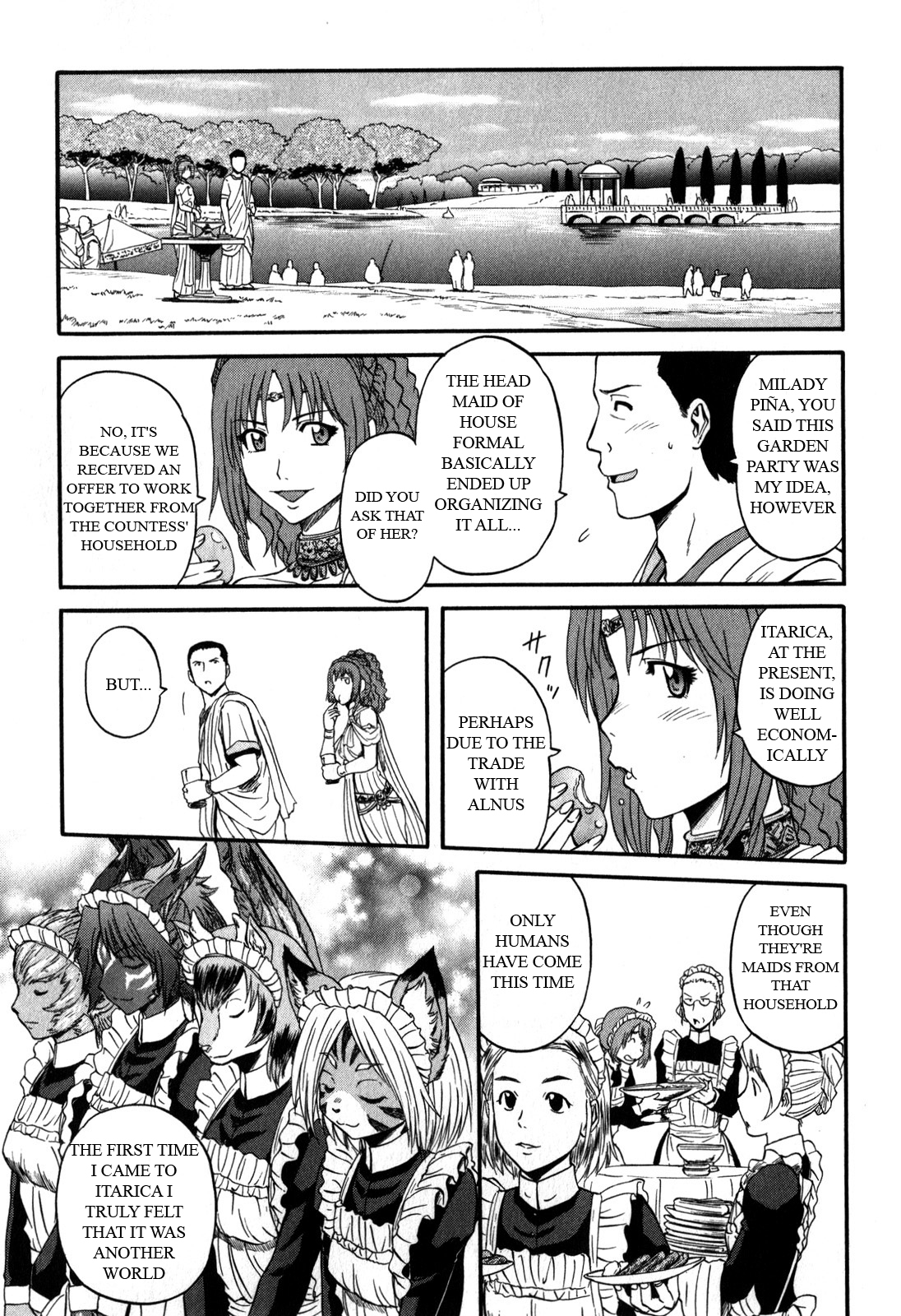 Gate - Jietai Kare no Chi nite, Kaku Tatakeri Chapter 29 page 13 - Chapter 29: First Step to Peace