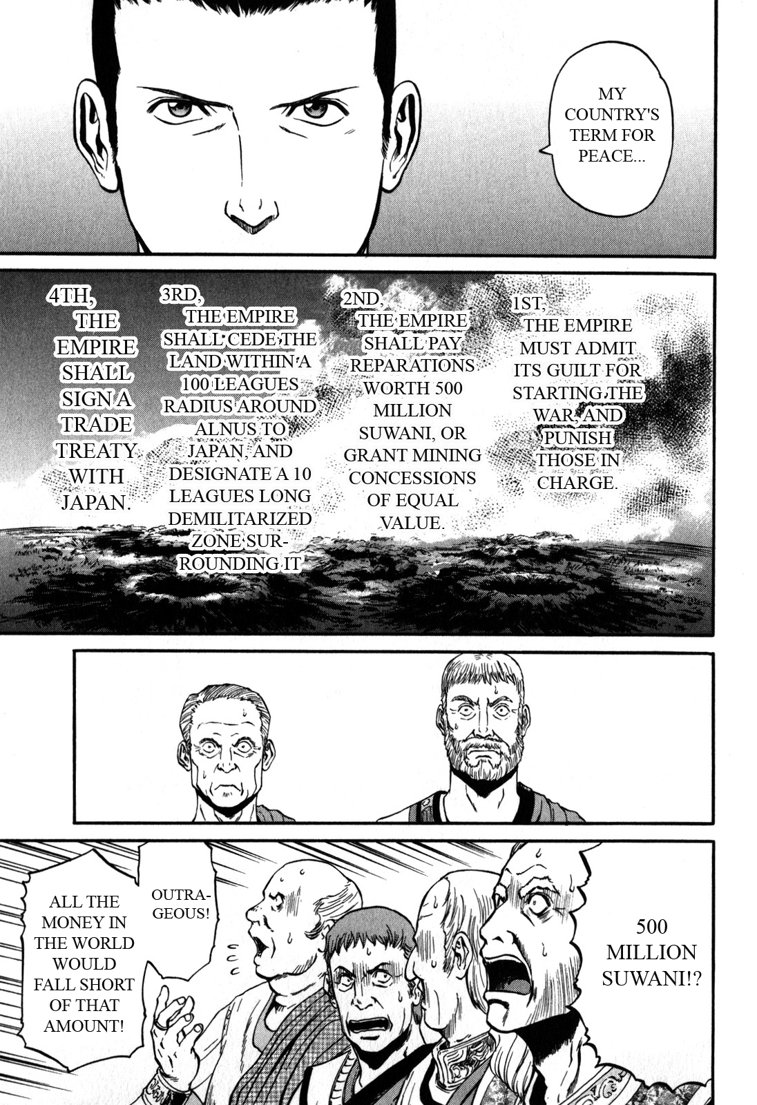 Gate - Jietai Kare no Chi nite, Kaku Tatakeri Chapter 30 page 3 - Chapter 30: The Arrogant Prince