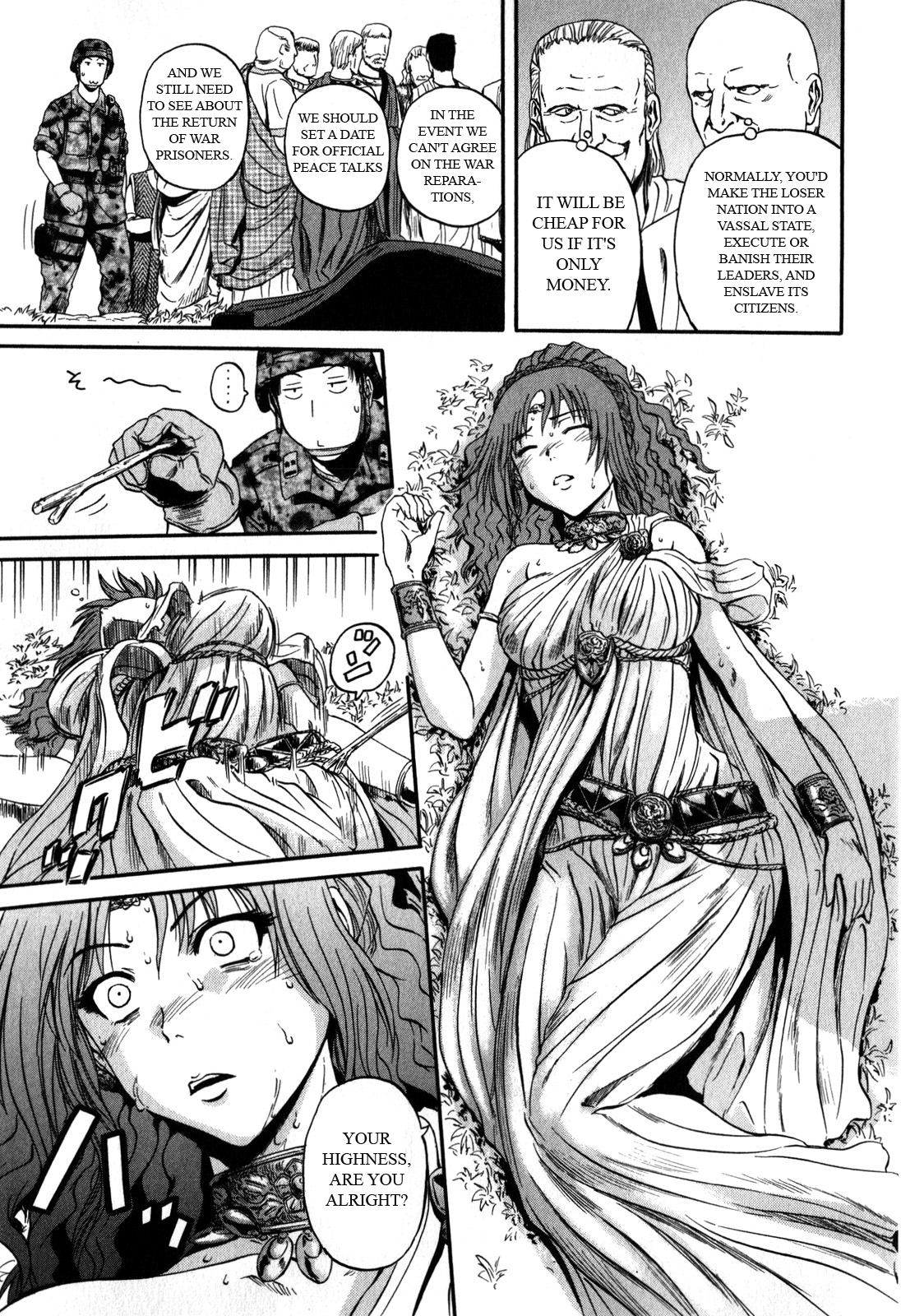 Gate - Jietai Kare no Chi nite, Kaku Tatakeri Chapter 30 page 7 - Chapter 30: The Arrogant Prince