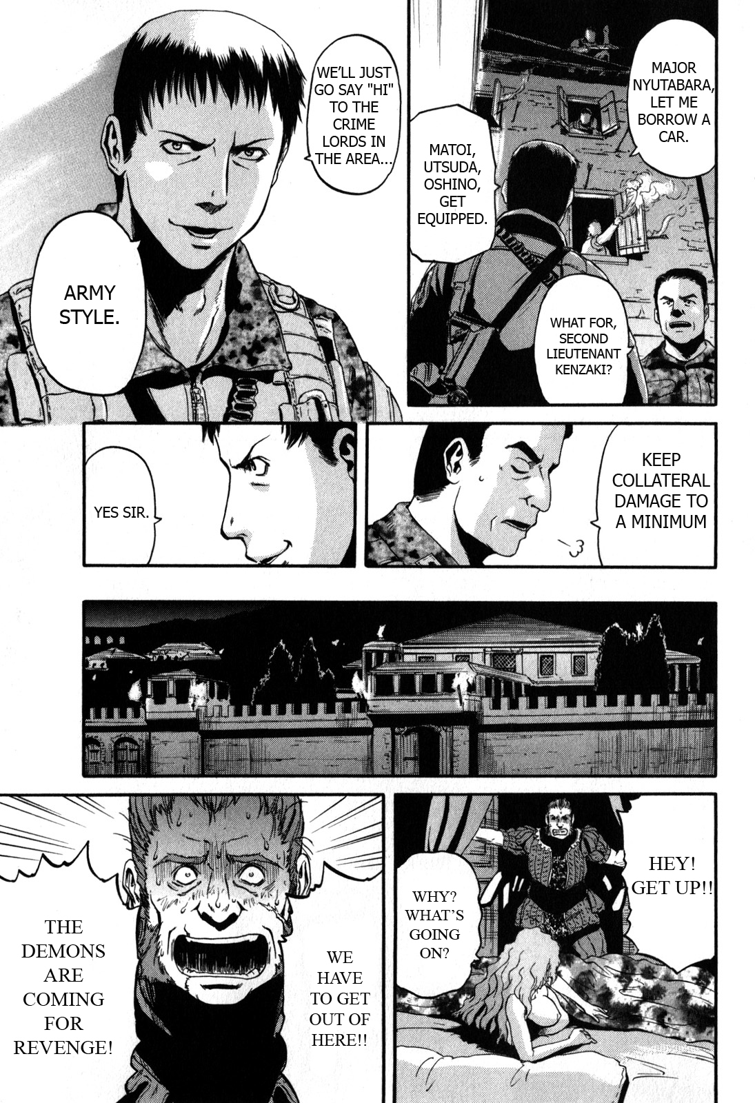 Gate - Jietai Kare no Chi nite, Kaku Tatakeri Chapter 31 page 15 - Chapter 31: Earth Shaking Night