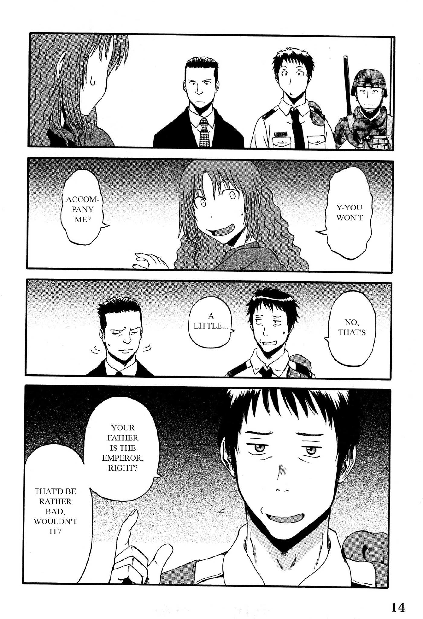 Gate - Jietai Kare no Chi nite, Kaku Tatakeri Chapter 32 page 15 - Chapter 32: The Heart of the Empire