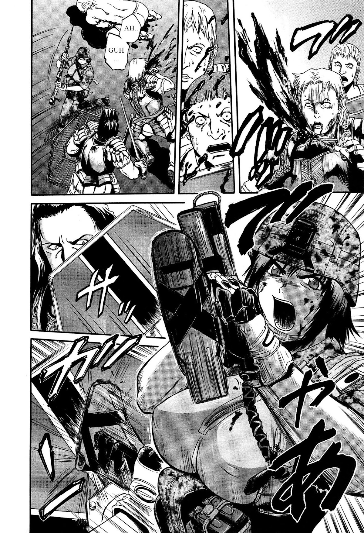 Gate - Jietai Kare no Chi nite, Kaku Tatakeri Chapter 33 page 14 - Chapter 33: Kuribayashi's Wild Dance