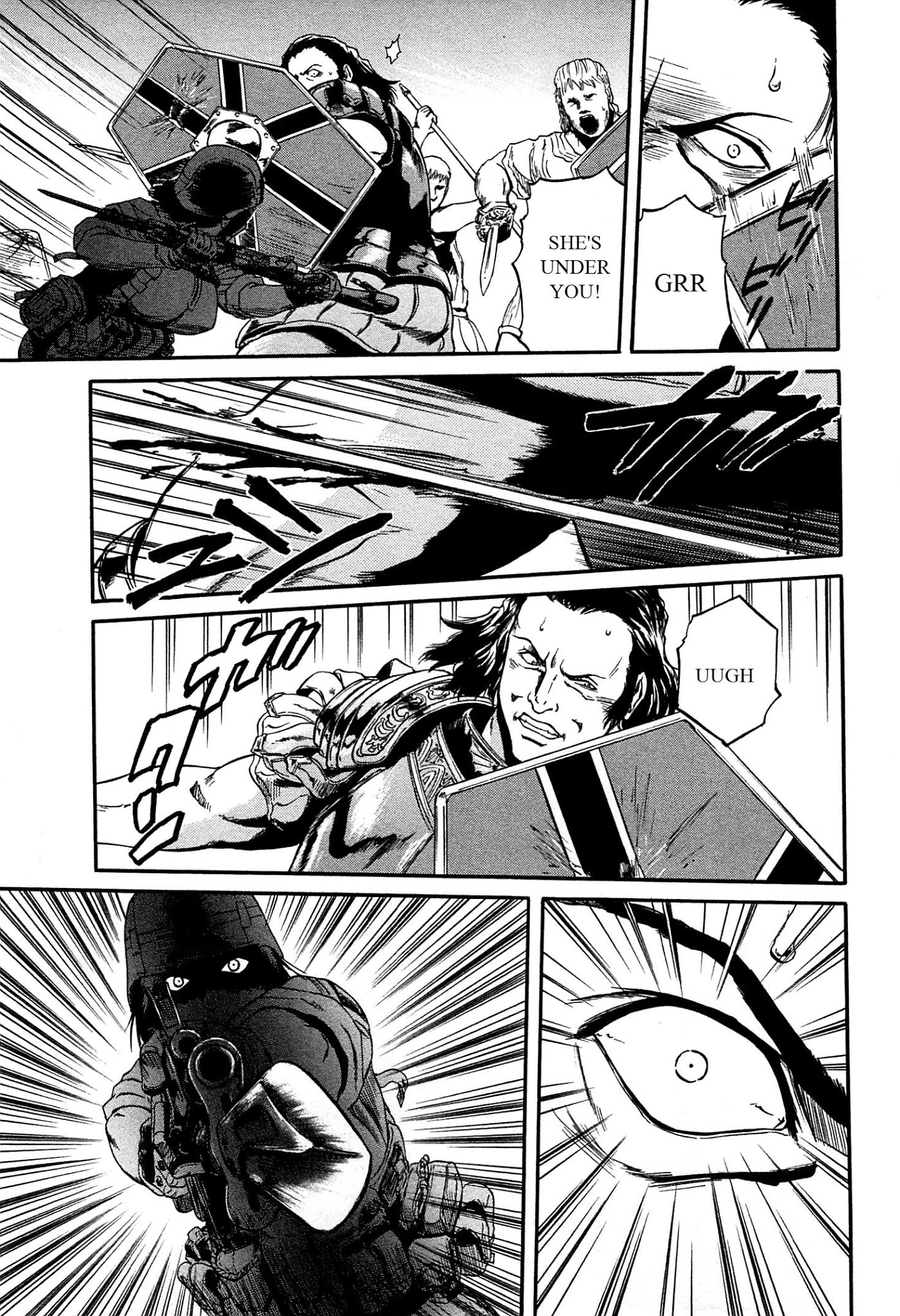 Gate - Jietai Kare no Chi nite, Kaku Tatakeri Chapter 33 page 15 - Chapter 33: Kuribayashi's Wild Dance