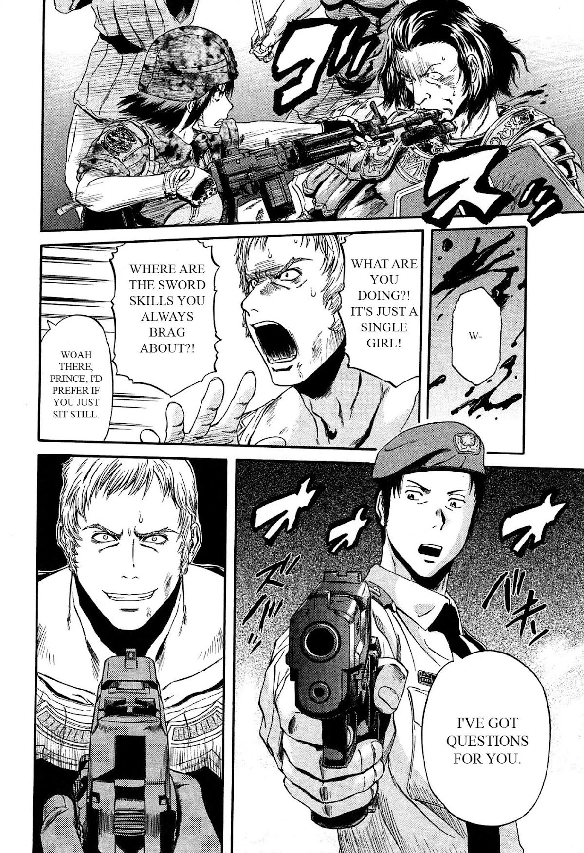 Gate - Jietai Kare no Chi nite, Kaku Tatakeri Chapter 33 page 16 - Chapter 33: Kuribayashi's Wild Dance