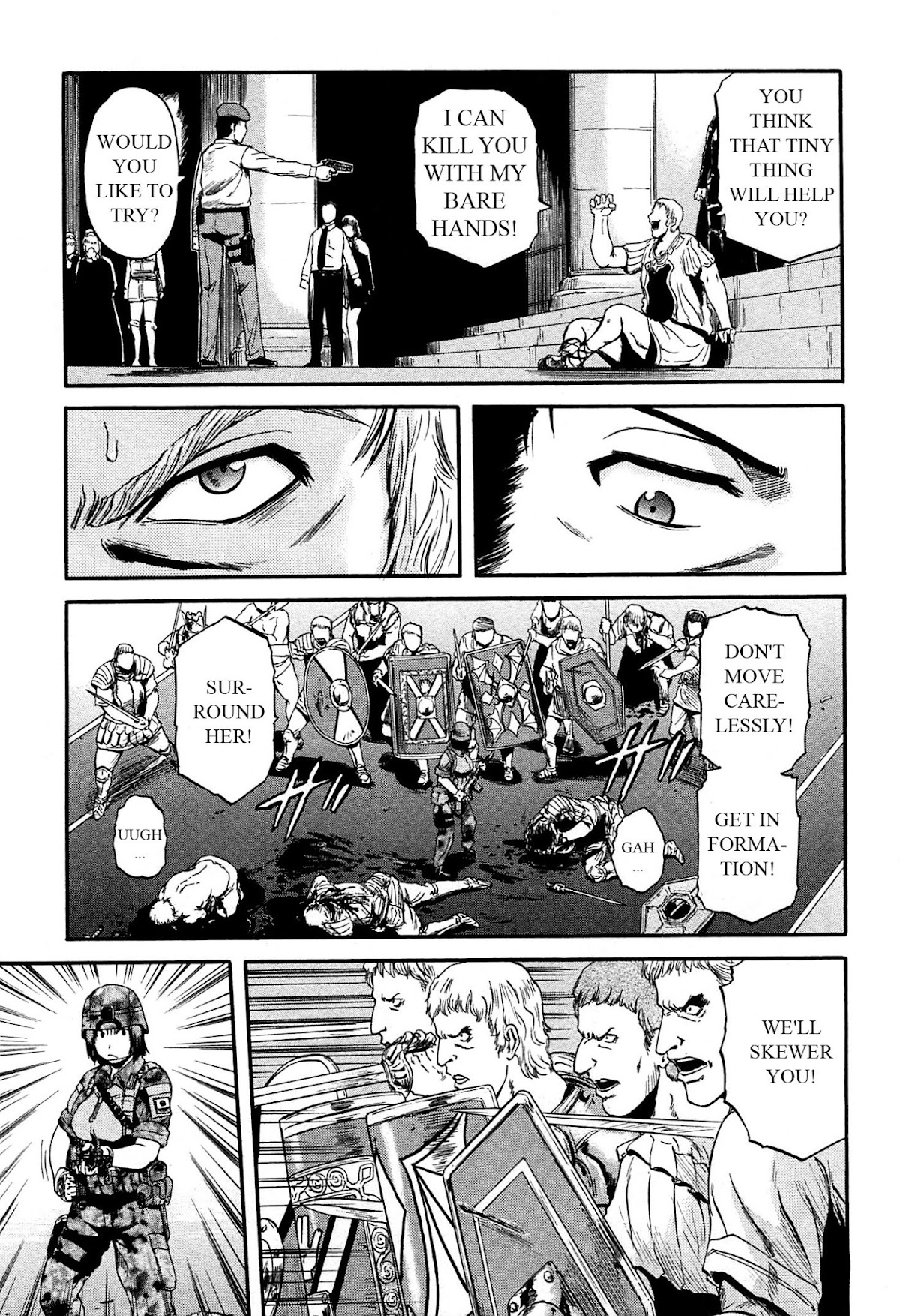 Gate - Jietai Kare no Chi nite, Kaku Tatakeri Chapter 33 page 17 - Chapter 33: Kuribayashi's Wild Dance