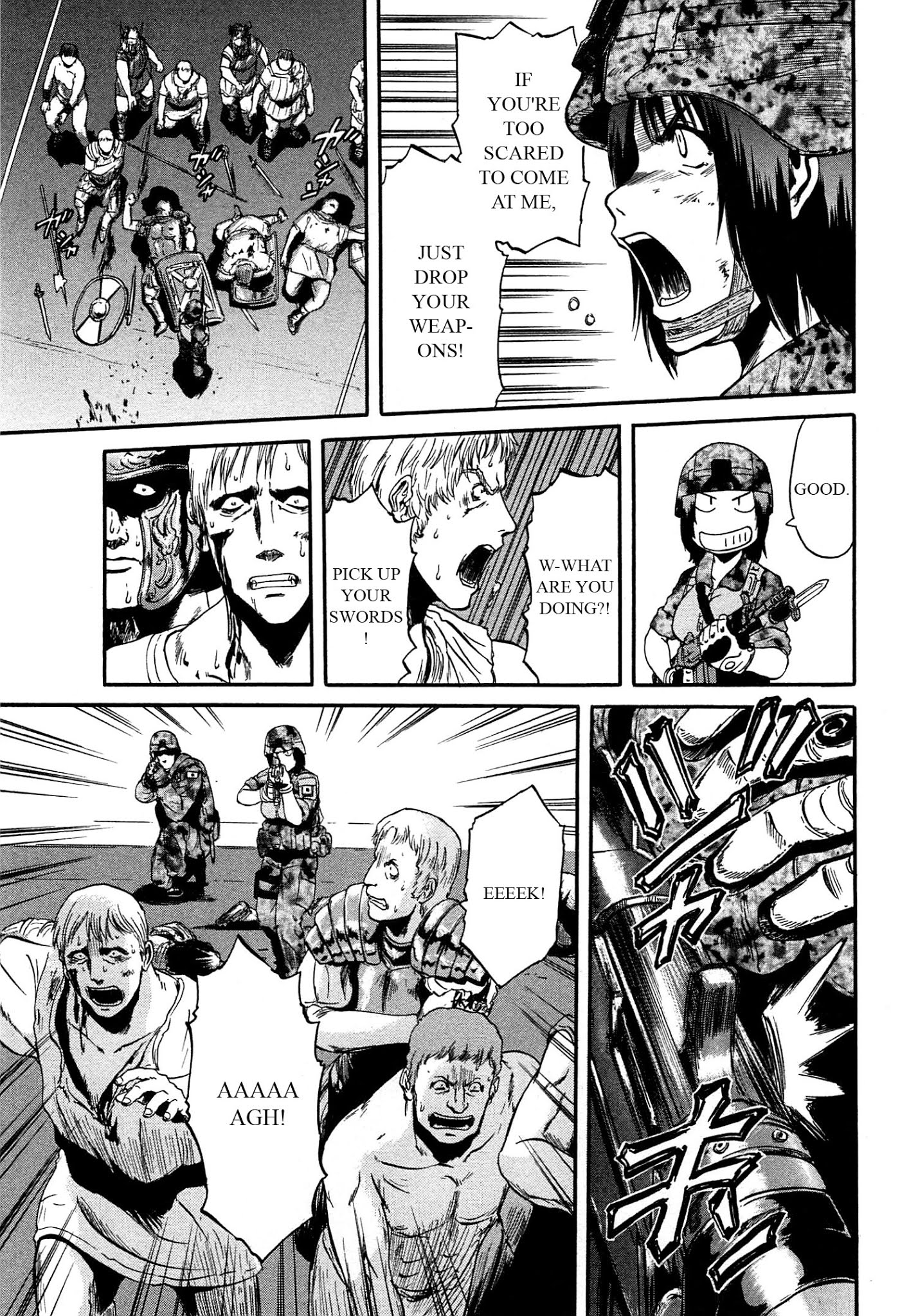 Gate - Jietai Kare no Chi nite, Kaku Tatakeri Chapter 33 page 23 - Chapter 33: Kuribayashi's Wild Dance