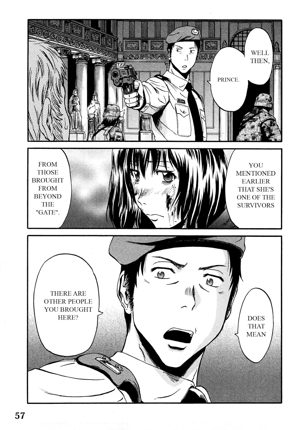 Gate - Jietai Kare no Chi nite, Kaku Tatakeri Chapter 33 page 25 - Chapter 33: Kuribayashi's Wild Dance