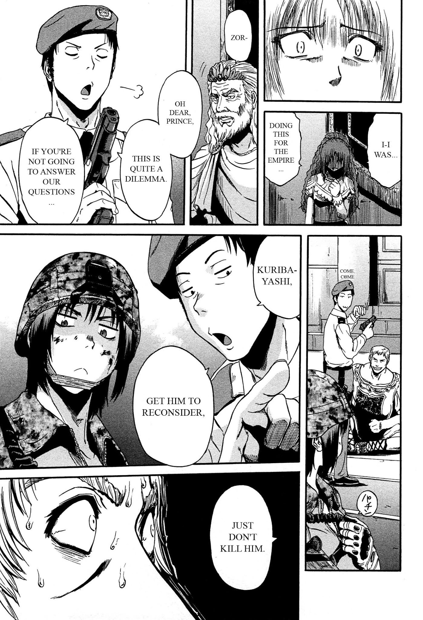 Gate - Jietai Kare no Chi nite, Kaku Tatakeri Chapter 33 page 27 - Chapter 33: Kuribayashi's Wild Dance