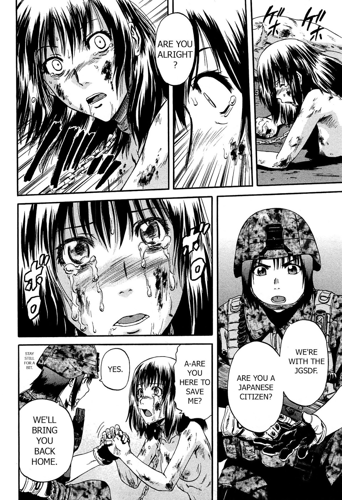 Gate - Jietai Kare no Chi nite, Kaku Tatakeri Chapter 33 page 6 - Chapter 33: Kuribayashi's Wild Dance