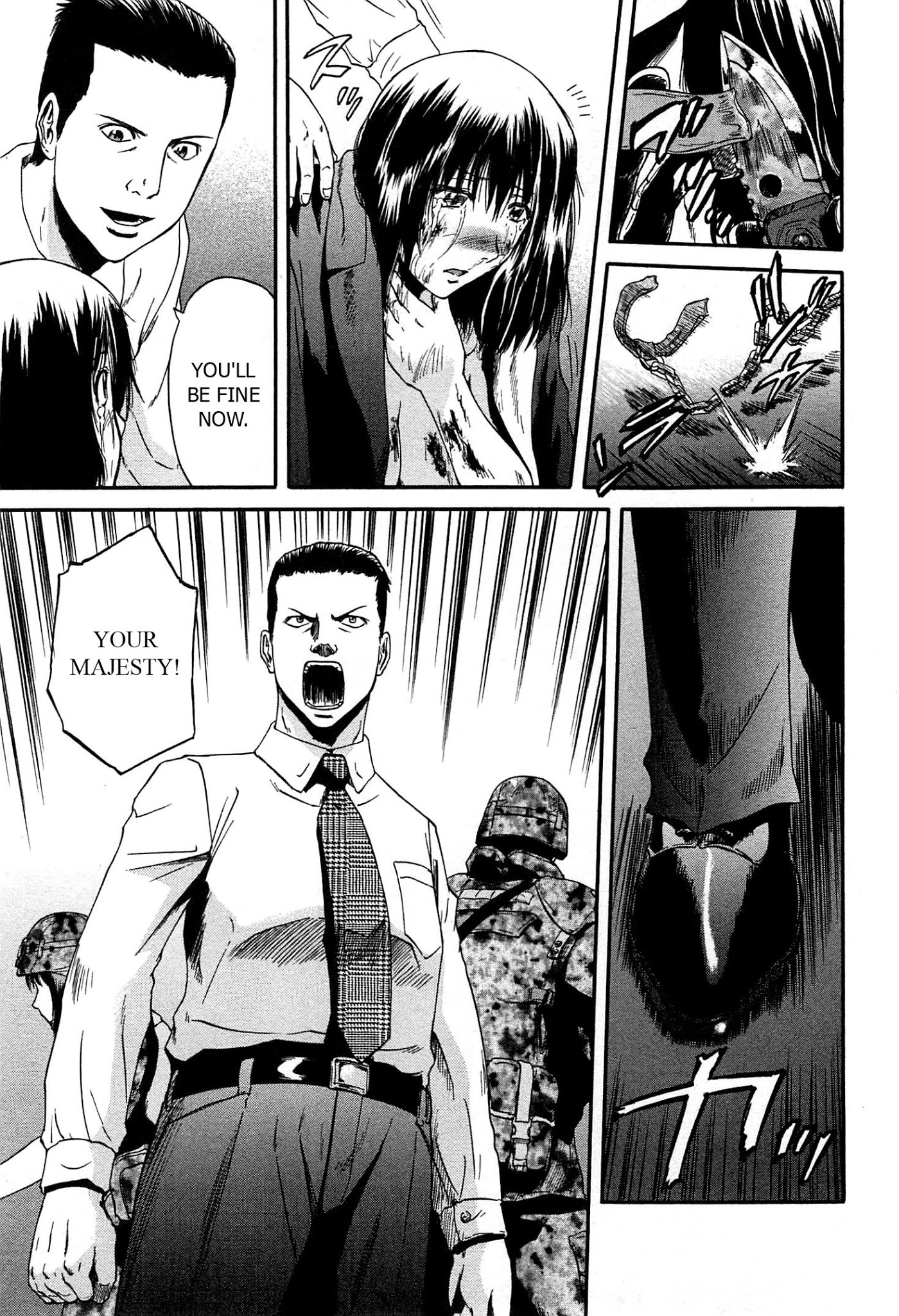 Gate - Jietai Kare no Chi nite, Kaku Tatakeri Chapter 33 page 7 - Chapter 33: Kuribayashi's Wild Dance