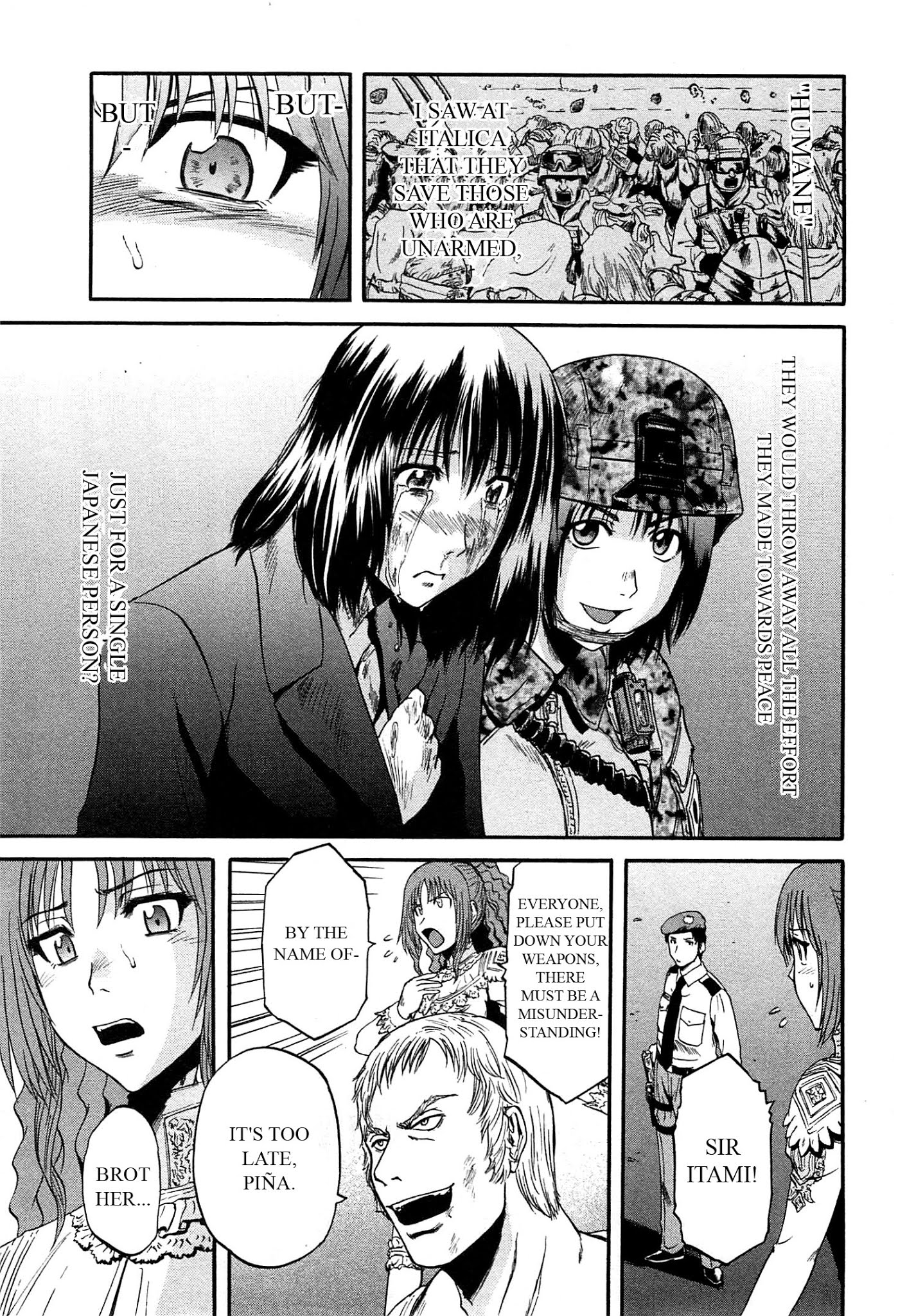 Gate - Jietai Kare no Chi nite, Kaku Tatakeri Chapter 33 page 9 - Chapter 33: Kuribayashi's Wild Dance