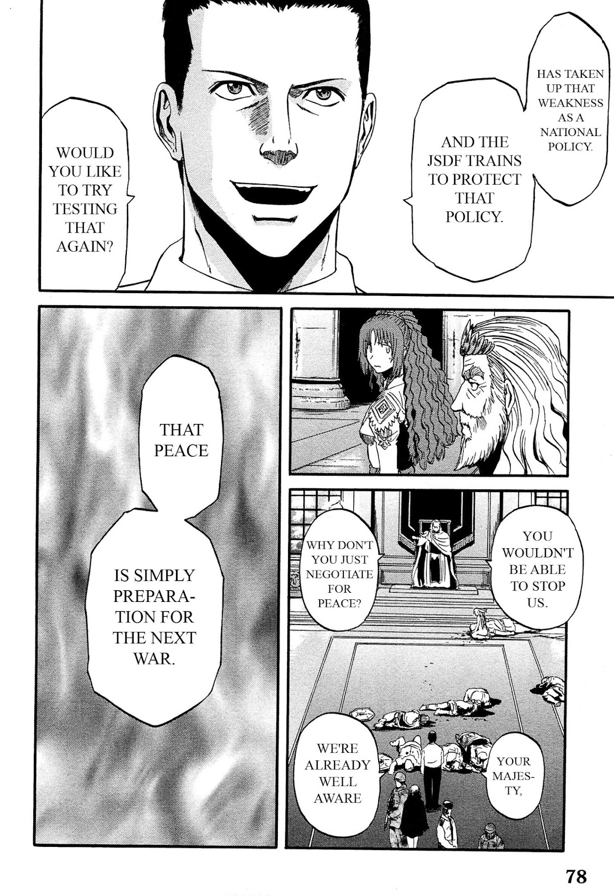 Gate - Jietai Kare no Chi nite, Kaku Tatakeri Chapter 34 page 18 - Chapter 34: Trembling Day