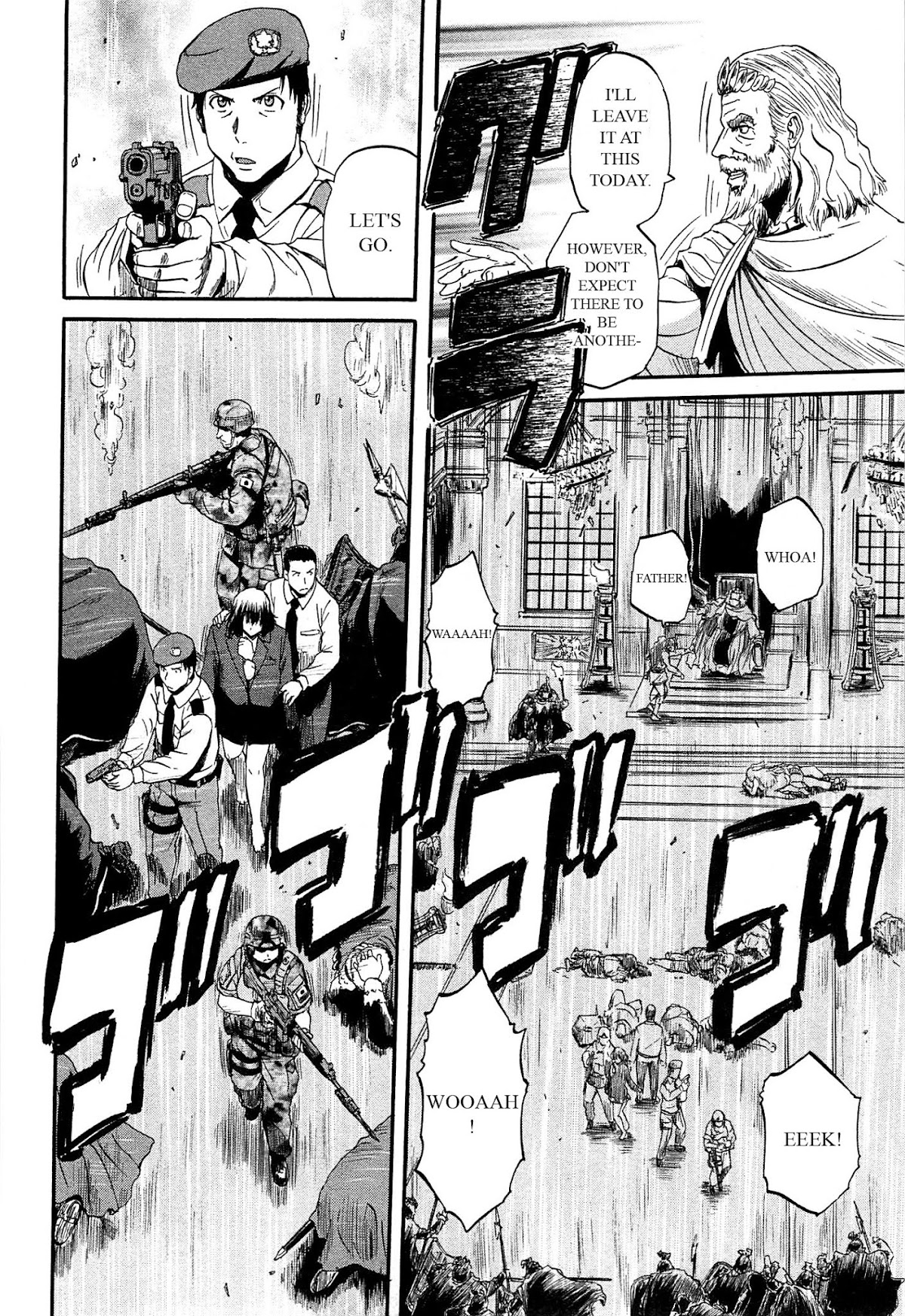 Gate - Jietai Kare no Chi nite, Kaku Tatakeri Chapter 34 page 20 - Chapter 34: Trembling Day