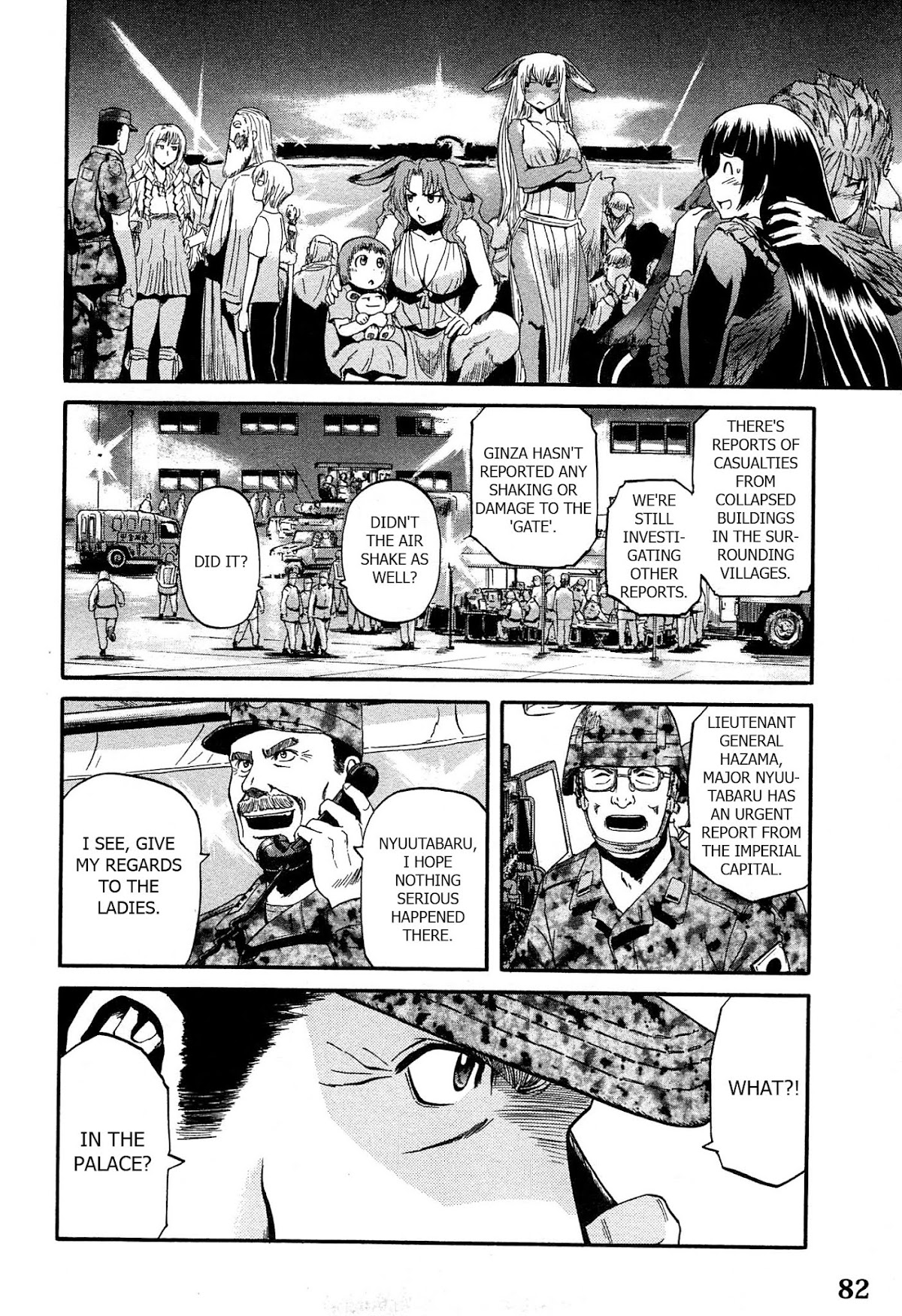 Gate - Jietai Kare no Chi nite, Kaku Tatakeri Chapter 34 page 22 - Chapter 34: Trembling Day