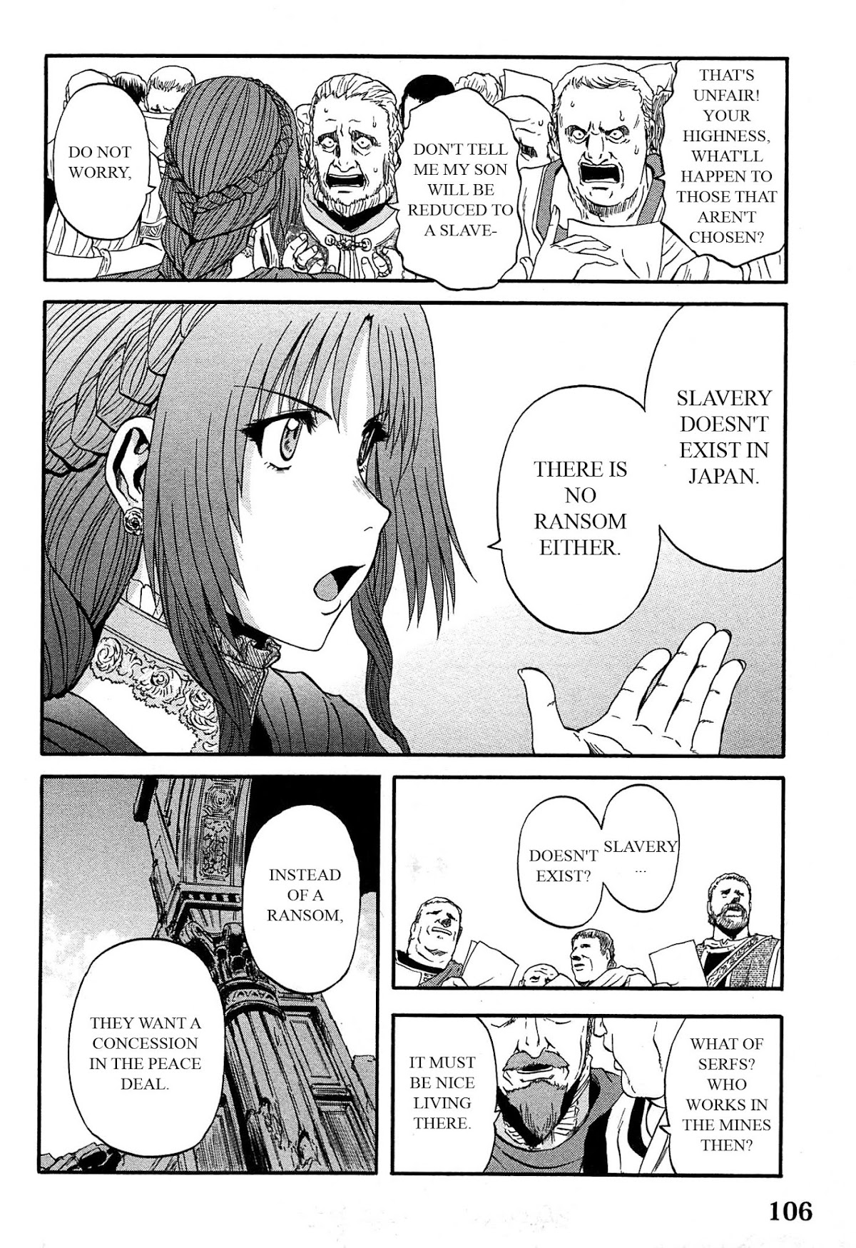 Gate - Jietai Kare no Chi nite, Kaku Tatakeri Chapter 35 page 10 - Chapter 35: Wise and Foolish Prince.zip