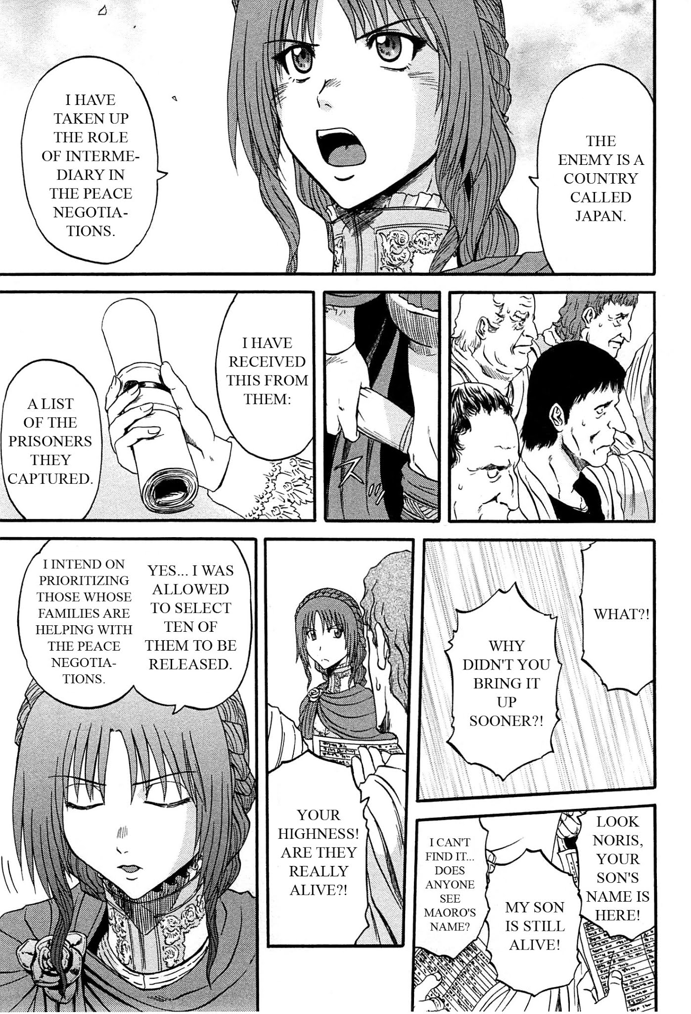Gate - Jietai Kare no Chi nite, Kaku Tatakeri Chapter 35 page 9 - Chapter 35: Wise and Foolish Prince.zip