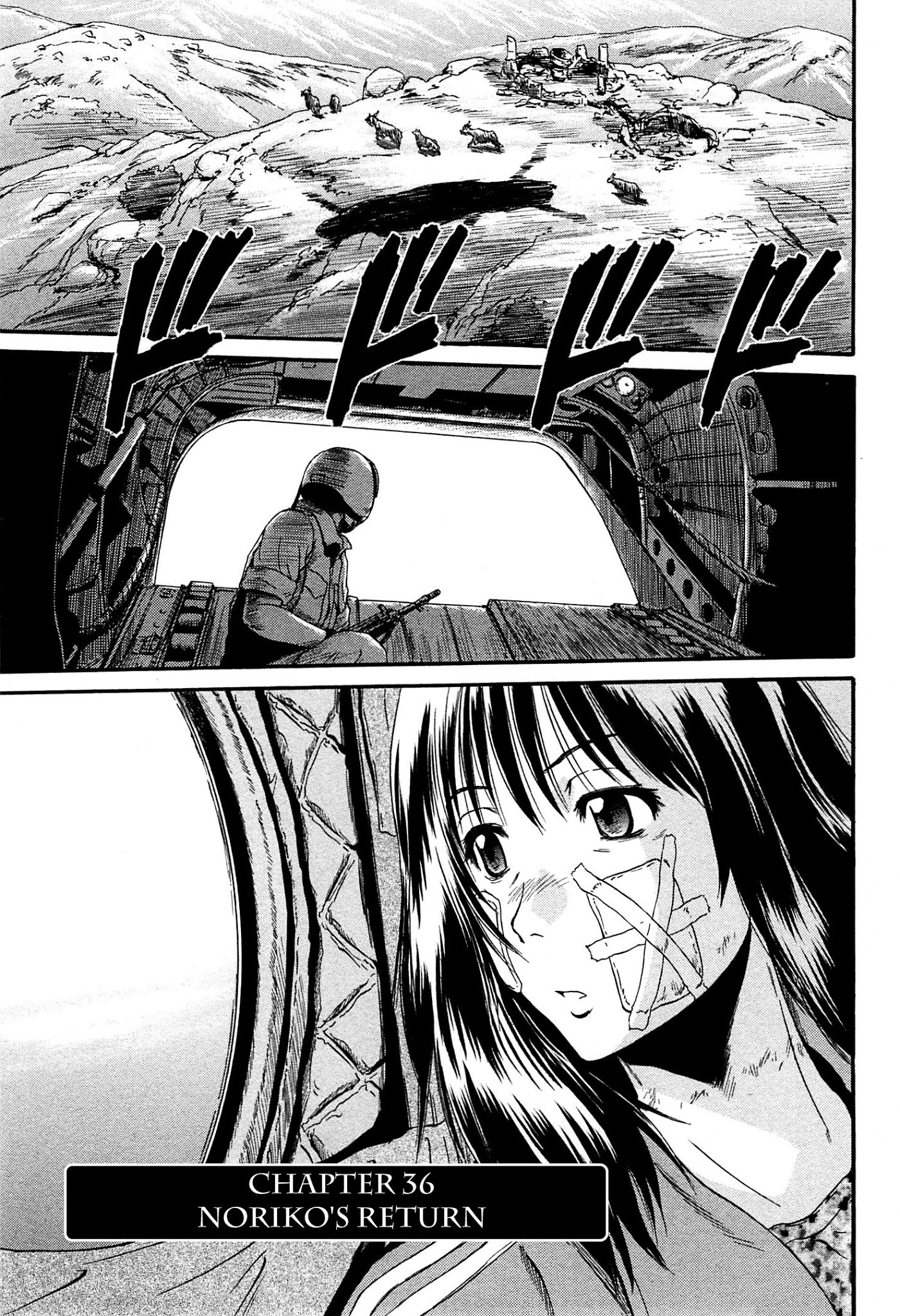 Gate - Jietai Kare no Chi nite, Kaku Tatakeri Chapter 36 page 1 - Chapter 36: Noriko's Return