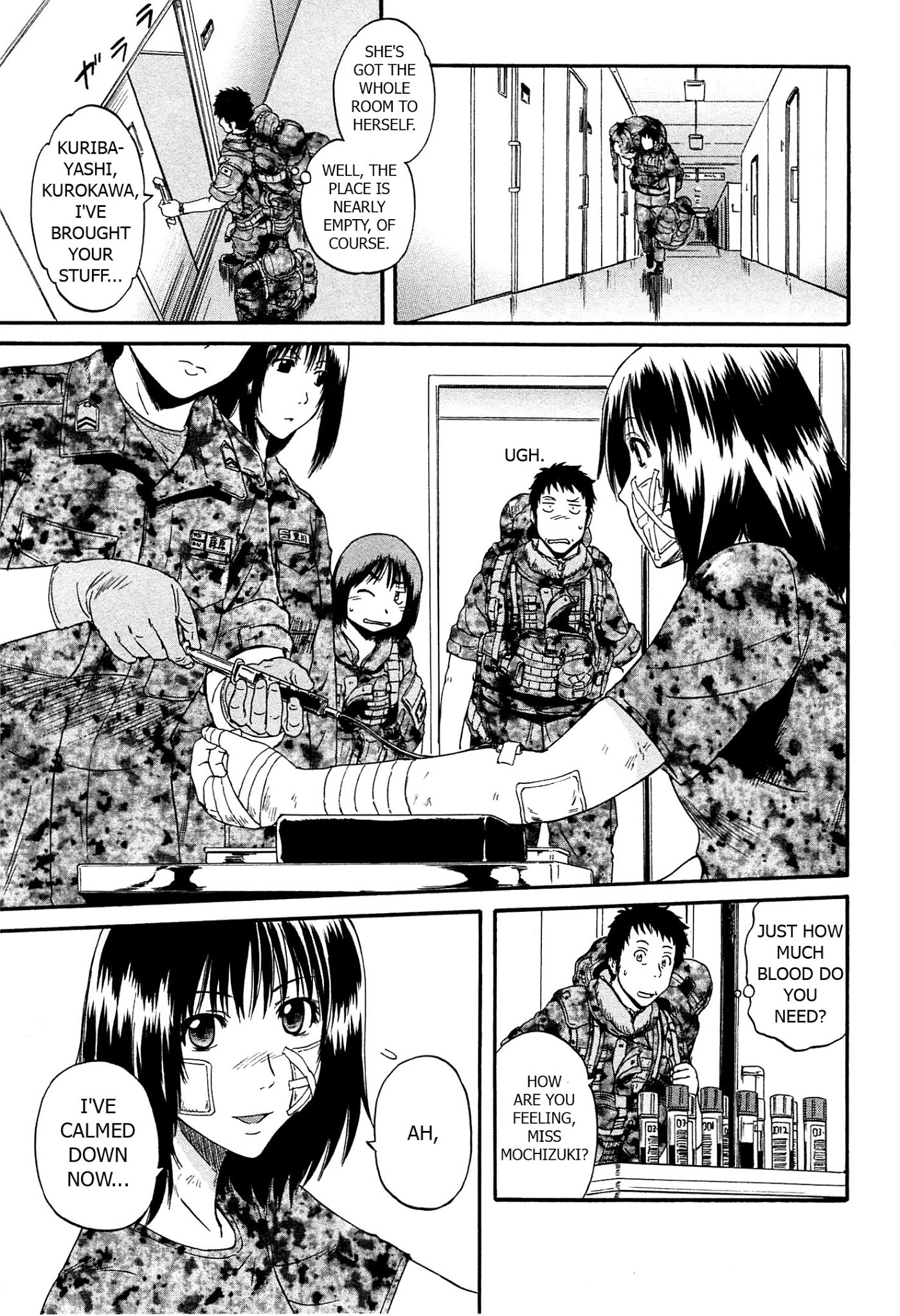 Gate - Jietai Kare no Chi nite, Kaku Tatakeri Chapter 36 page 11 - Chapter 36: Noriko's Return