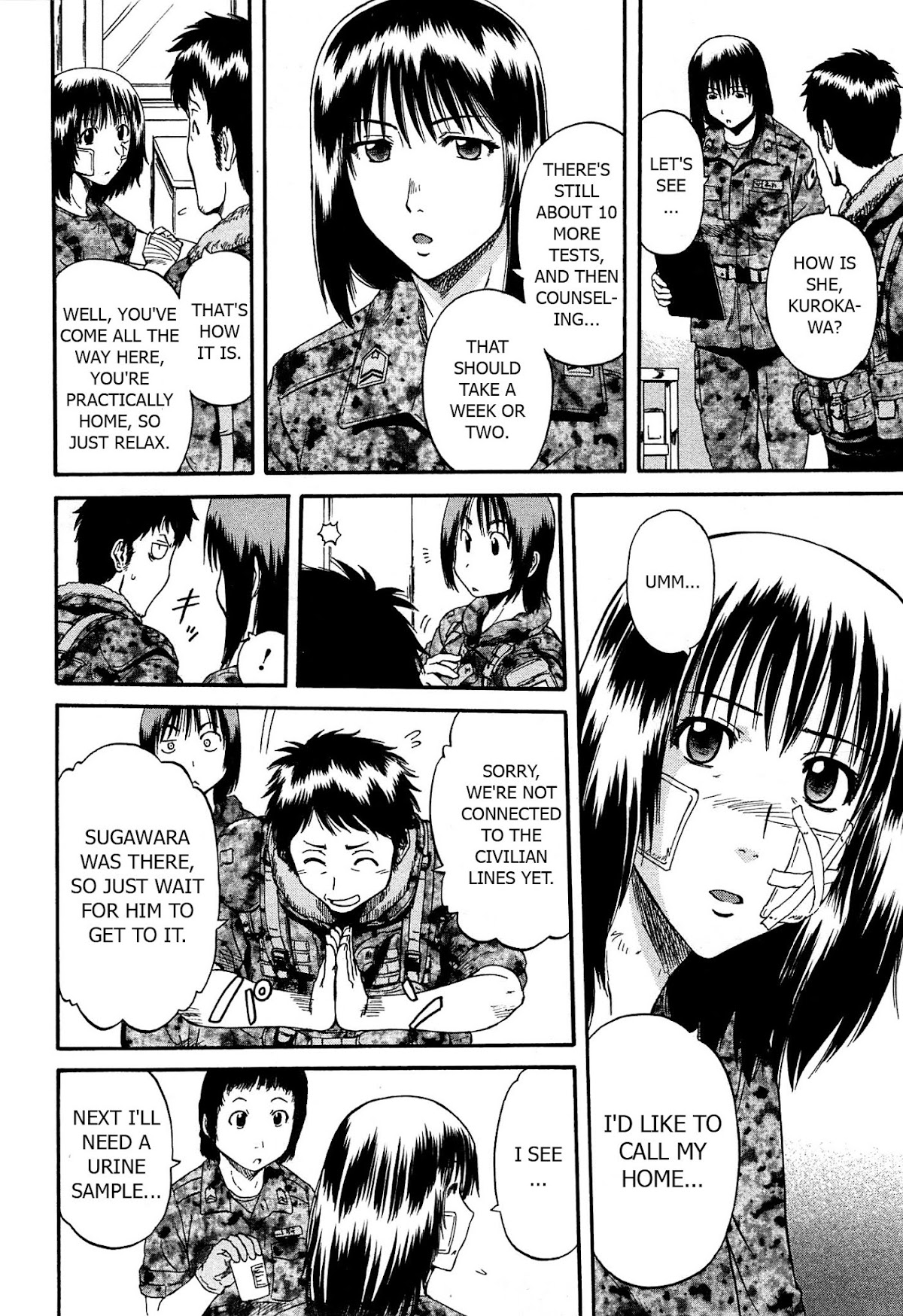 Gate - Jietai Kare no Chi nite, Kaku Tatakeri Chapter 36 page 12 - Chapter 36: Noriko's Return