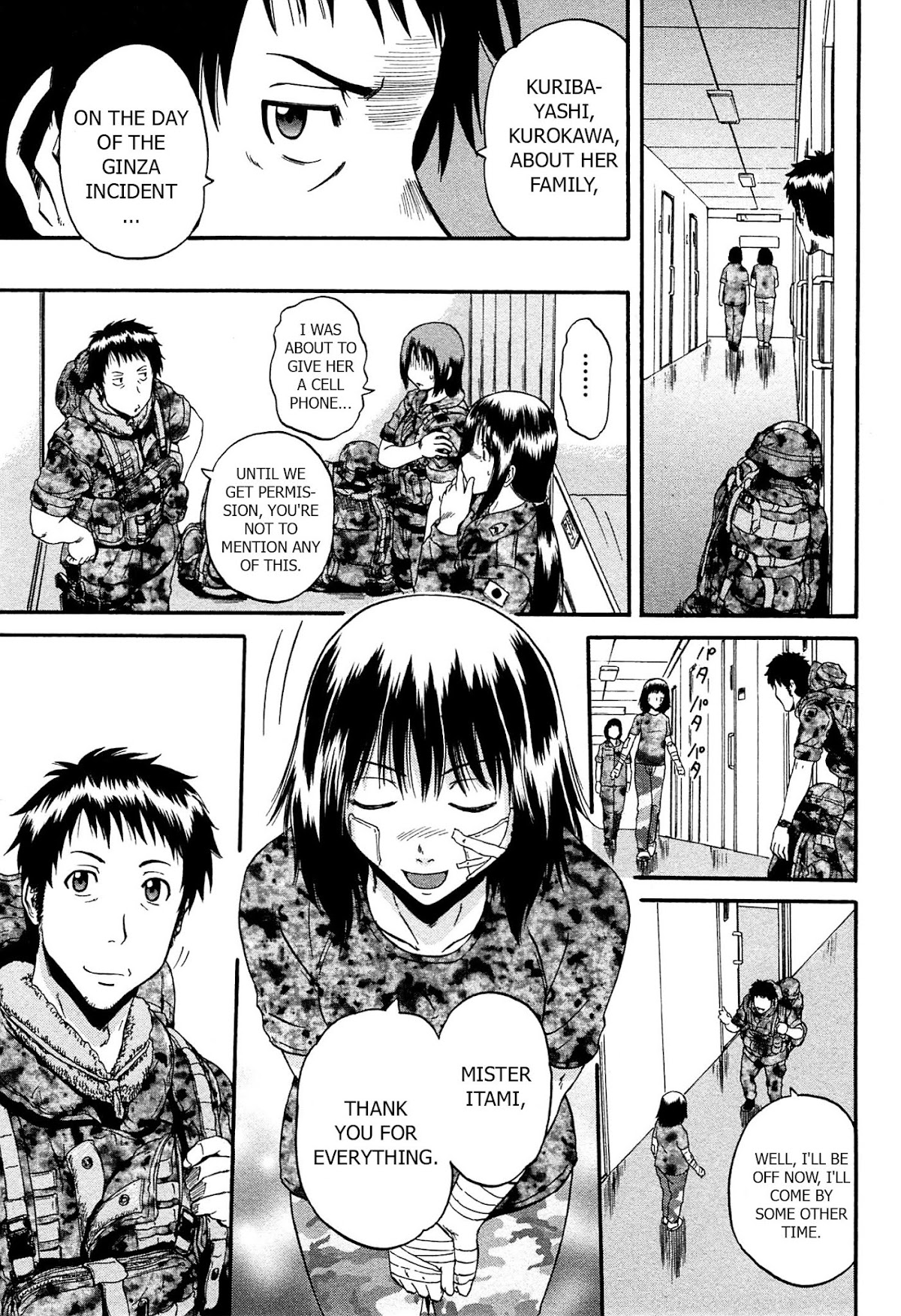 Gate - Jietai Kare no Chi nite, Kaku Tatakeri Chapter 36 page 13 - Chapter 36: Noriko's Return