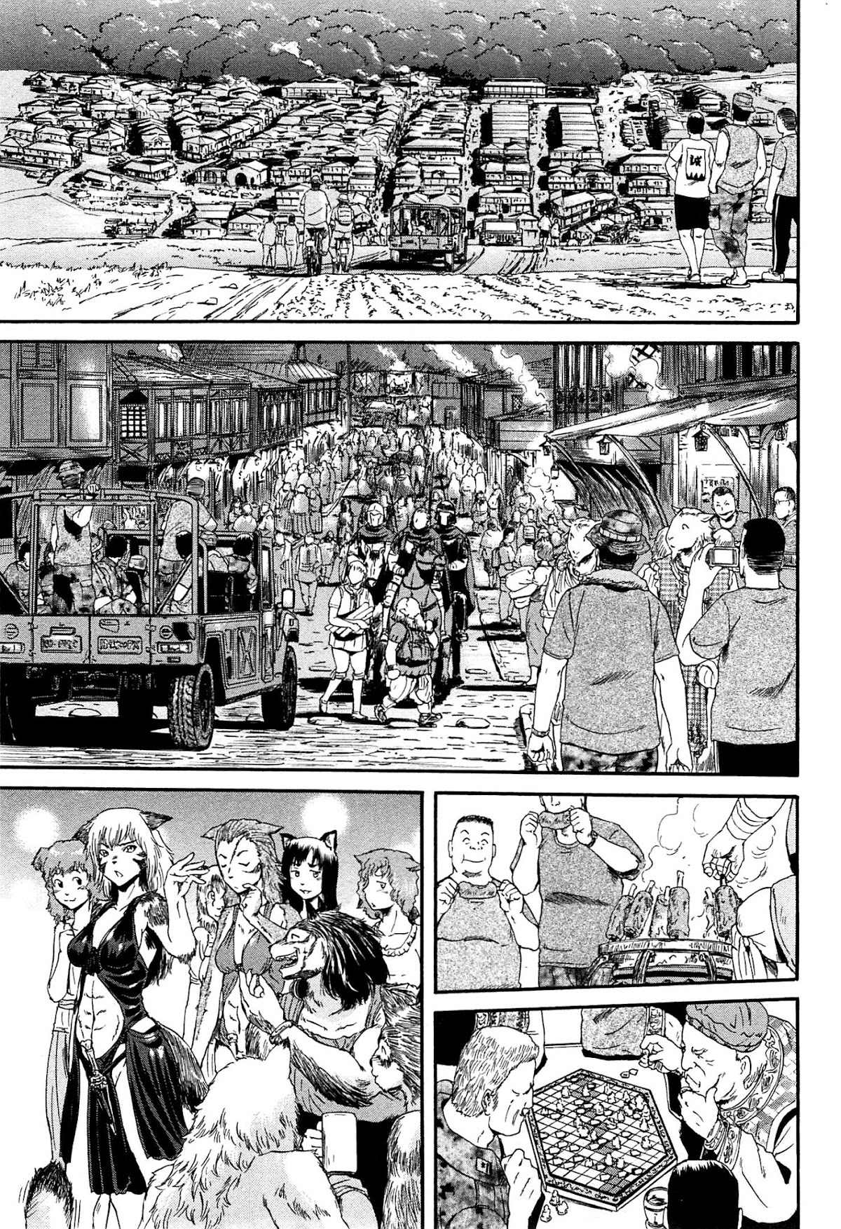 Gate - Jietai Kare no Chi nite, Kaku Tatakeri Chapter 36 page 15 - Chapter 36: Noriko's Return