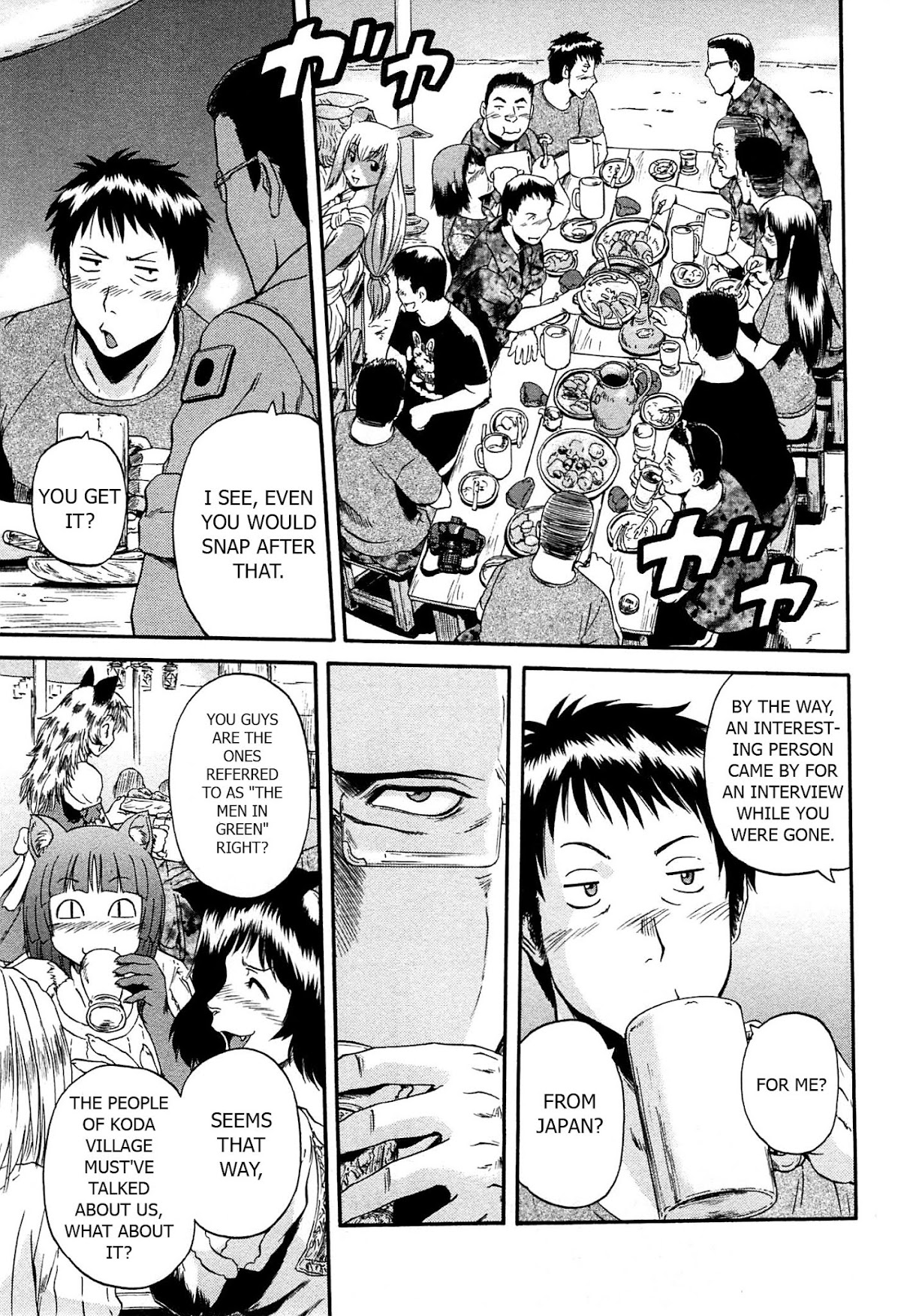 Gate - Jietai Kare no Chi nite, Kaku Tatakeri Chapter 36 page 19 - Chapter 36: Noriko's Return