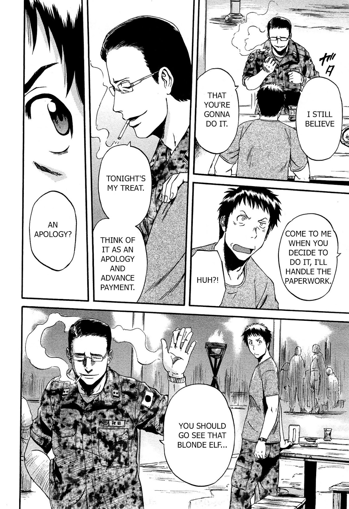 Gate - Jietai Kare no Chi nite, Kaku Tatakeri Chapter 36 page 24 - Chapter 36: Noriko's Return