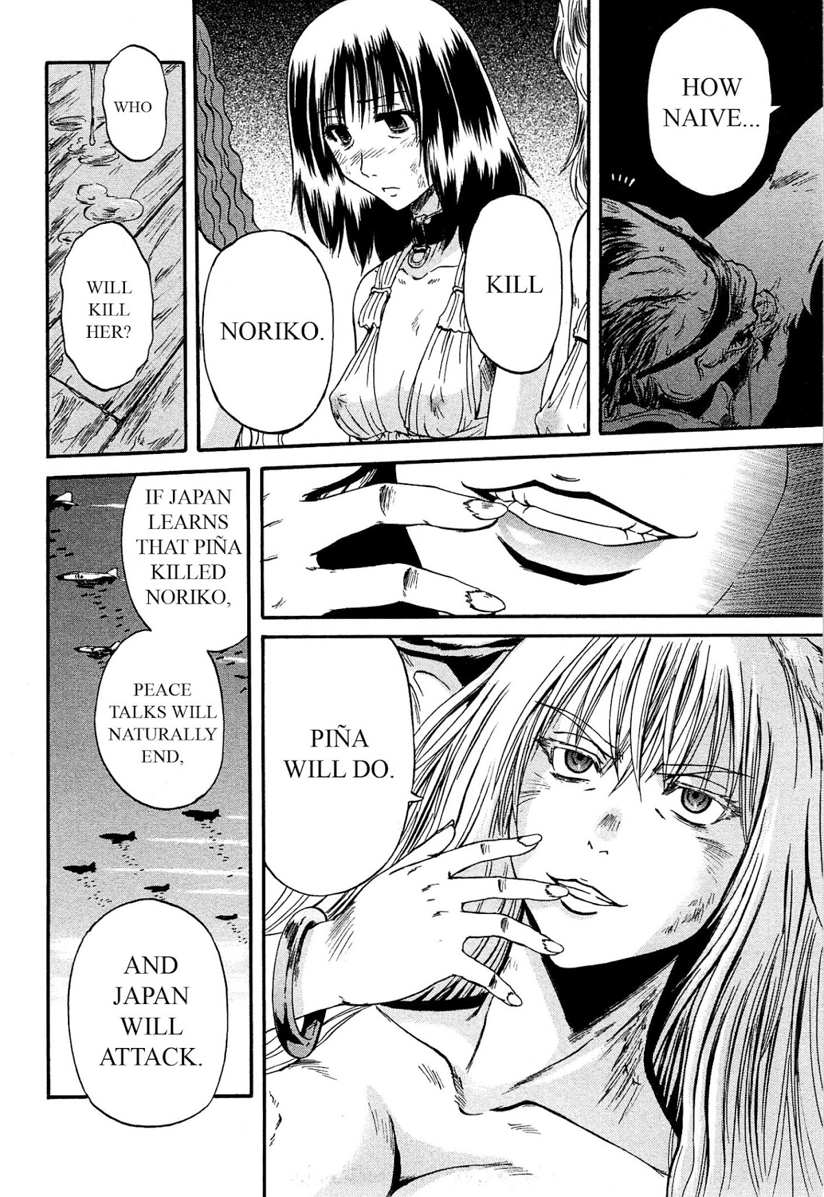 Gate - Jietai Kare no Chi nite, Kaku Tatakeri Chapter 36 page 36 - Chapter 36: Noriko's Return