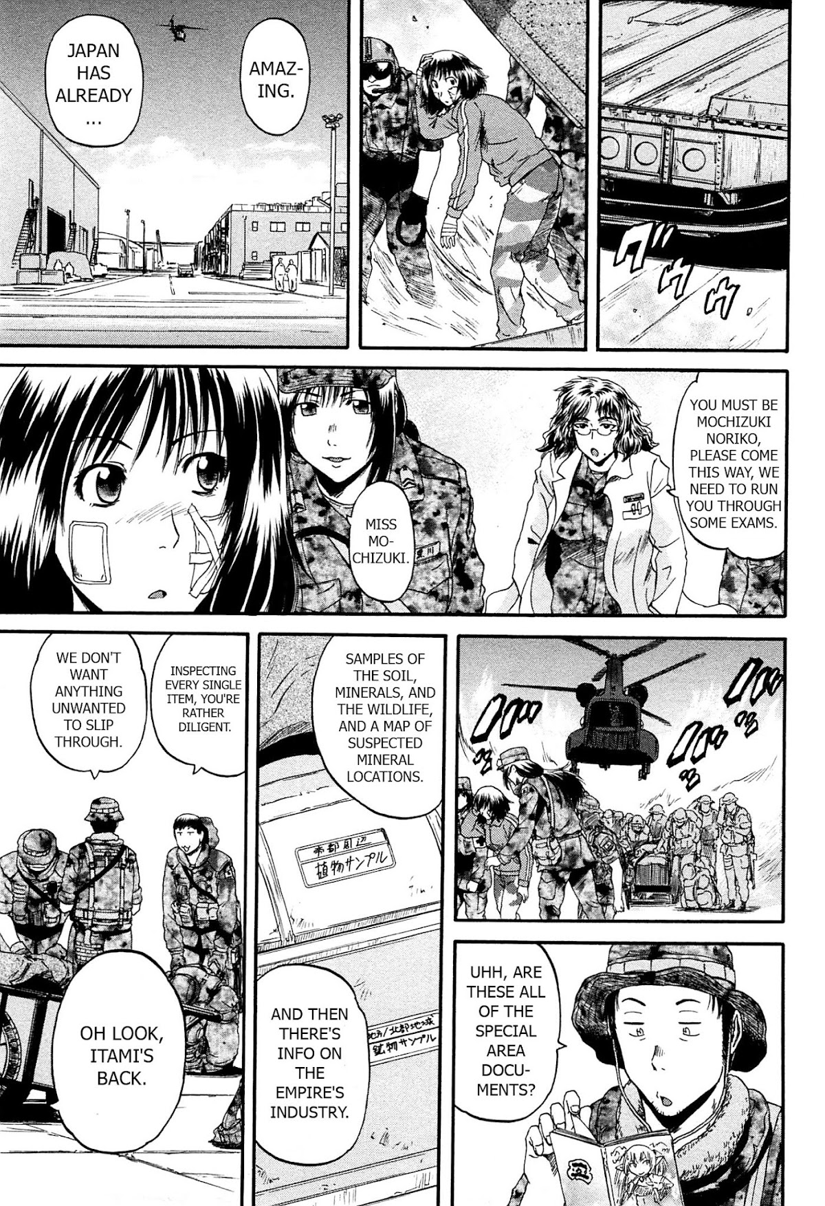 Gate - Jietai Kare no Chi nite, Kaku Tatakeri Chapter 36 page 5 - Chapter 36: Noriko's Return
