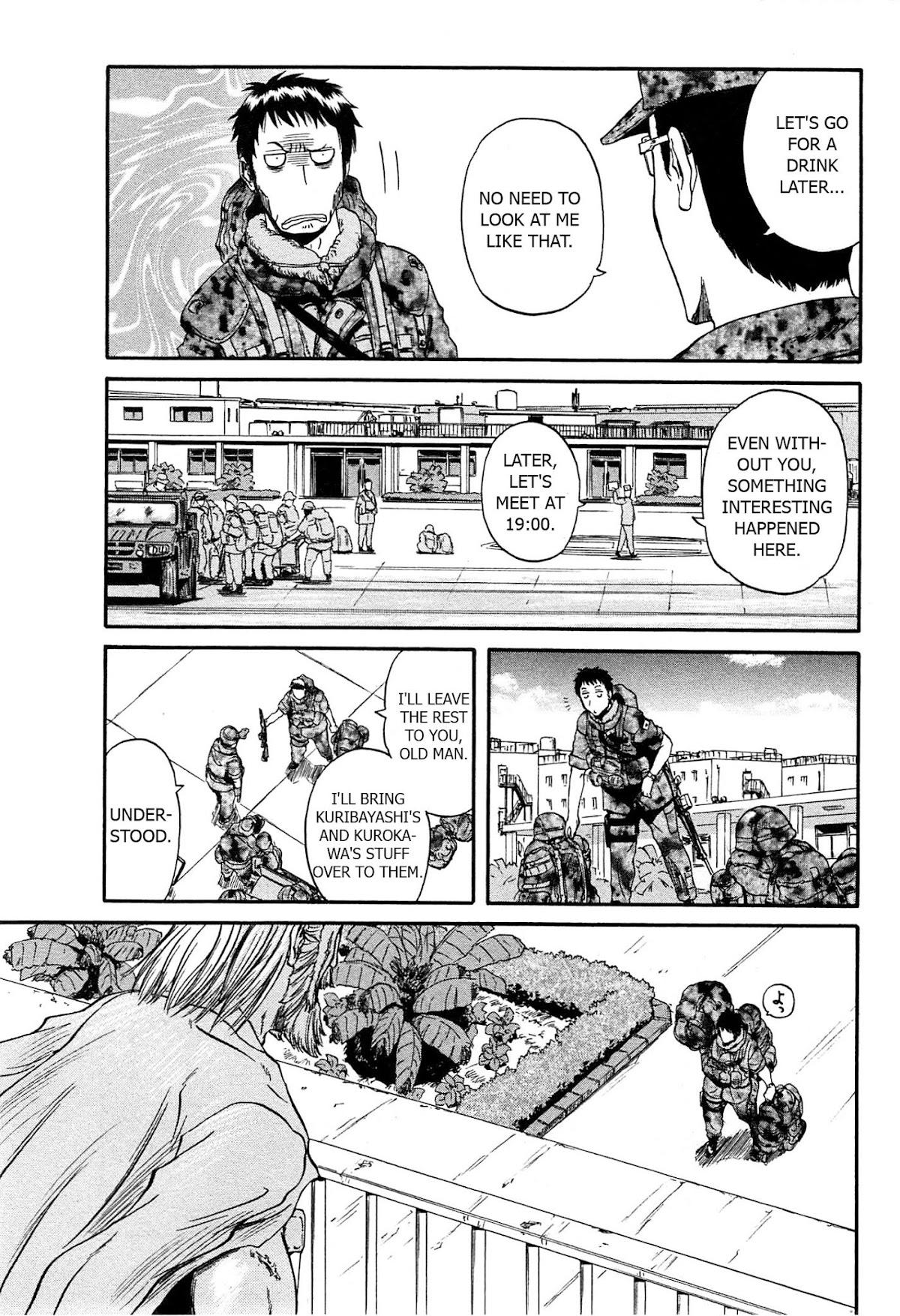 Gate - Jietai Kare no Chi nite, Kaku Tatakeri Chapter 36 page 9 - Chapter 36: Noriko's Return