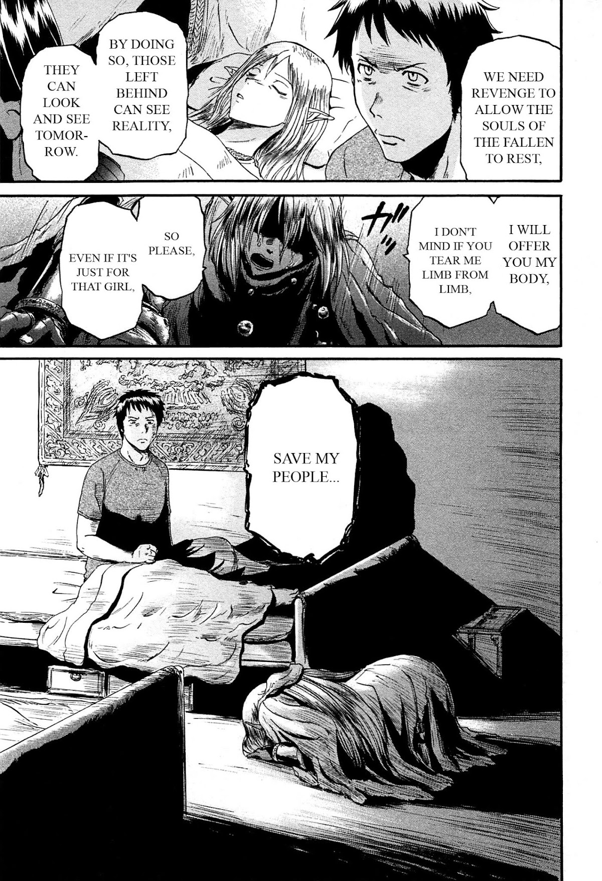 Gate - Jietai Kare no Chi nite, Kaku Tatakeri Chapter 37 page 25 - Chapter 37: Tuka's Eye