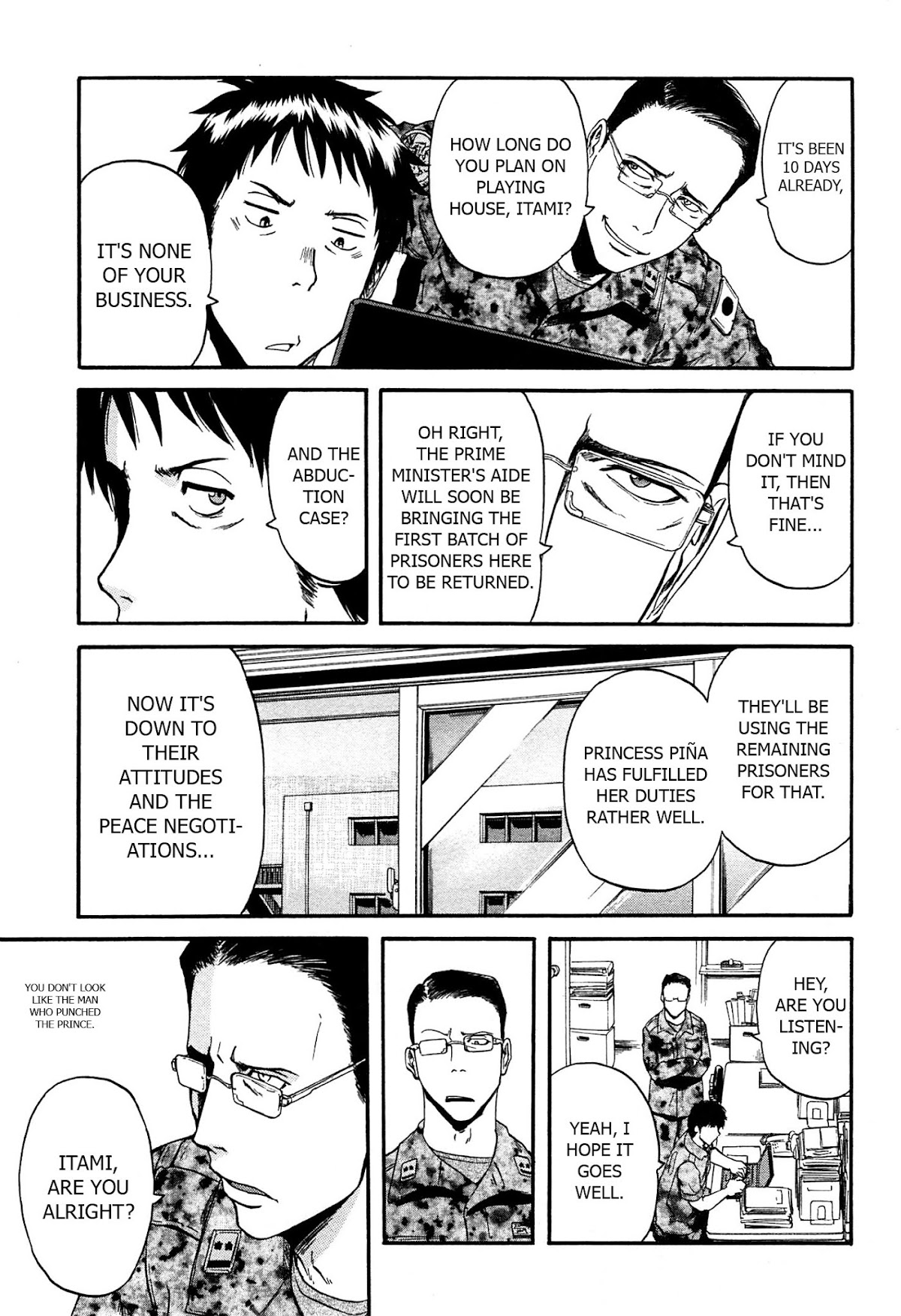 Gate - Jietai Kare no Chi nite, Kaku Tatakeri Chapter 37 page 33 - Chapter 37: Tuka's Eye