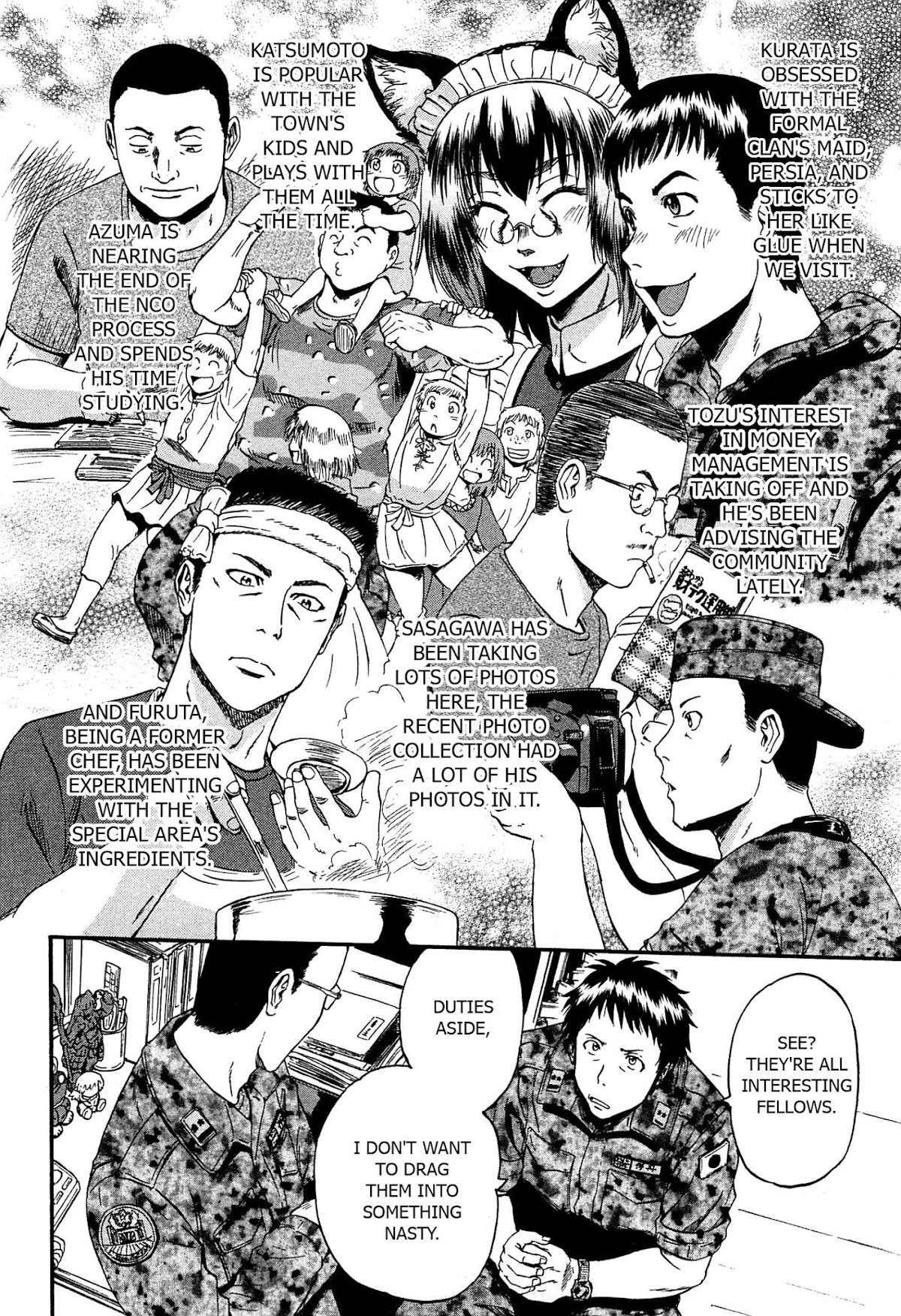 Gate - Jietai Kare no Chi nite, Kaku Tatakeri Chapter 37 page 36 - Chapter 37: Tuka's Eye