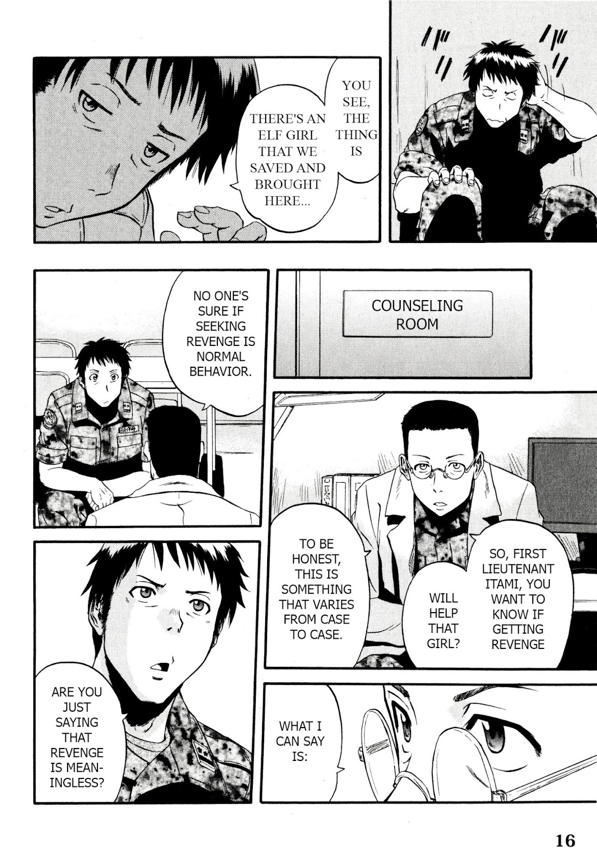 Gate - Jietai Kare no Chi nite, Kaku Tatakeri Chapter 38 page 21 - Chapter 38: Dereliction of Duty