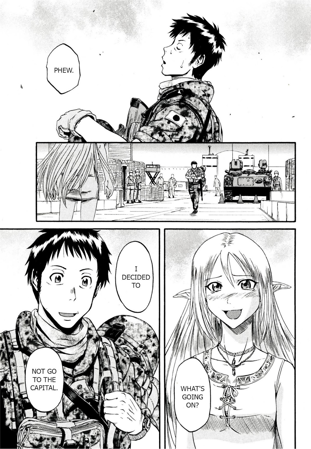 Gate - Jietai Kare no Chi nite, Kaku Tatakeri Chapter 38 page 28 - Chapter 38: Dereliction of Duty
