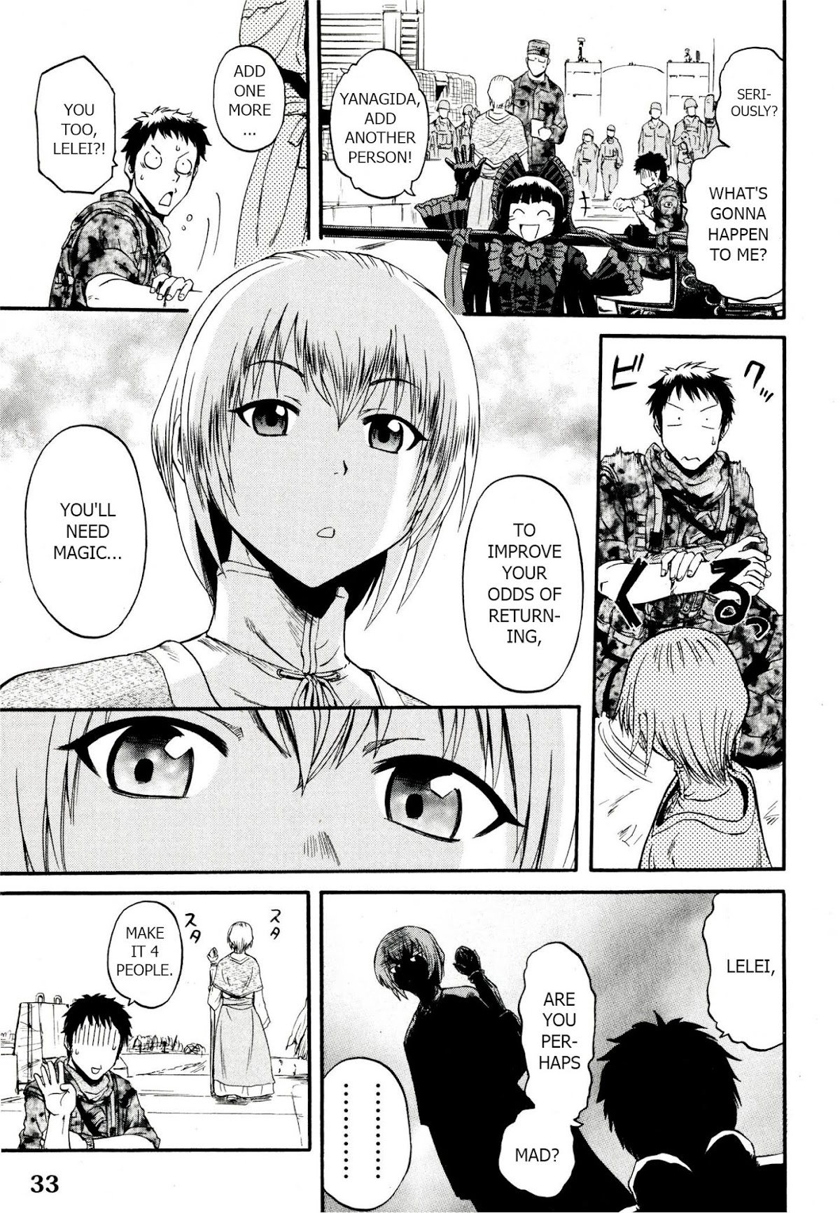 Gate - Jietai Kare no Chi nite, Kaku Tatakeri Chapter 38 page 38 - Chapter 38: Dereliction of Duty