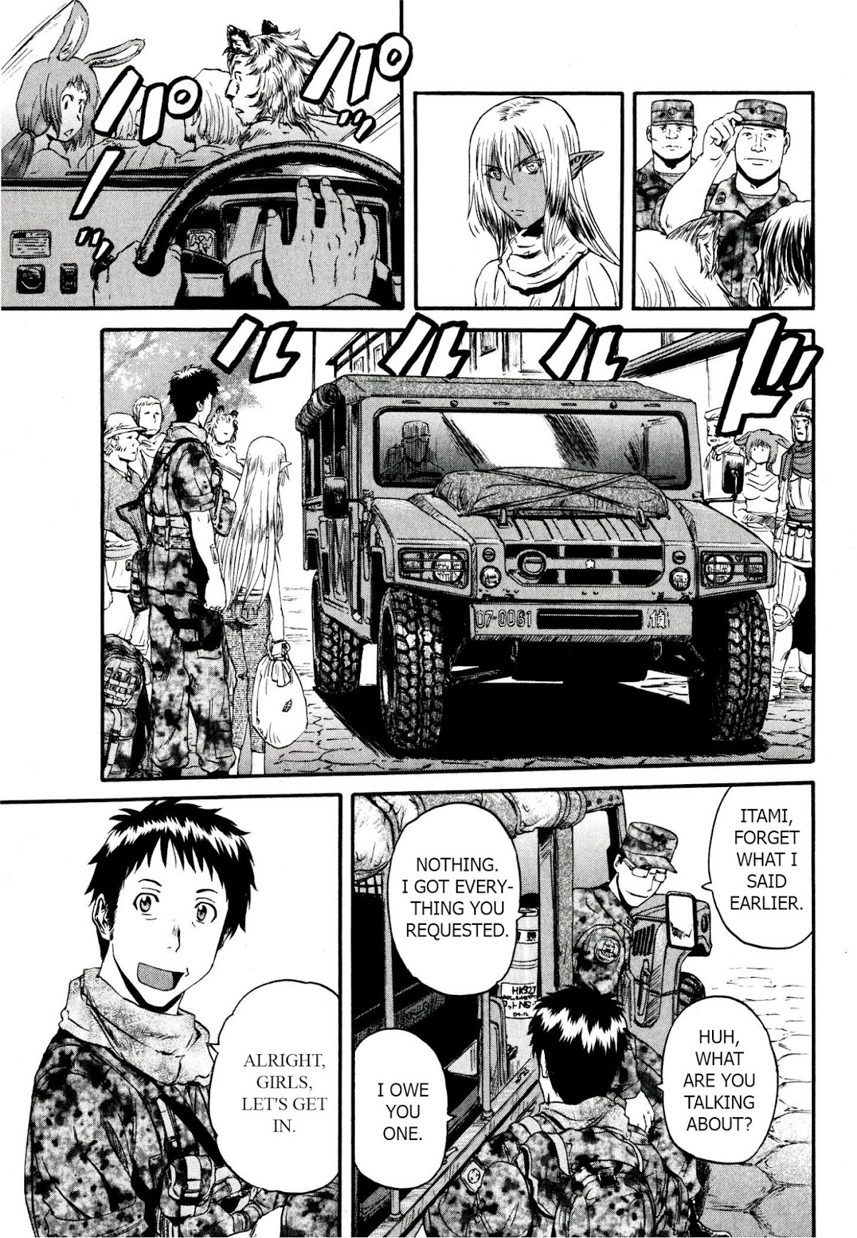 Gate - Jietai Kare no Chi nite, Kaku Tatakeri Chapter 38 page 44 - Chapter 38: Dereliction of Duty