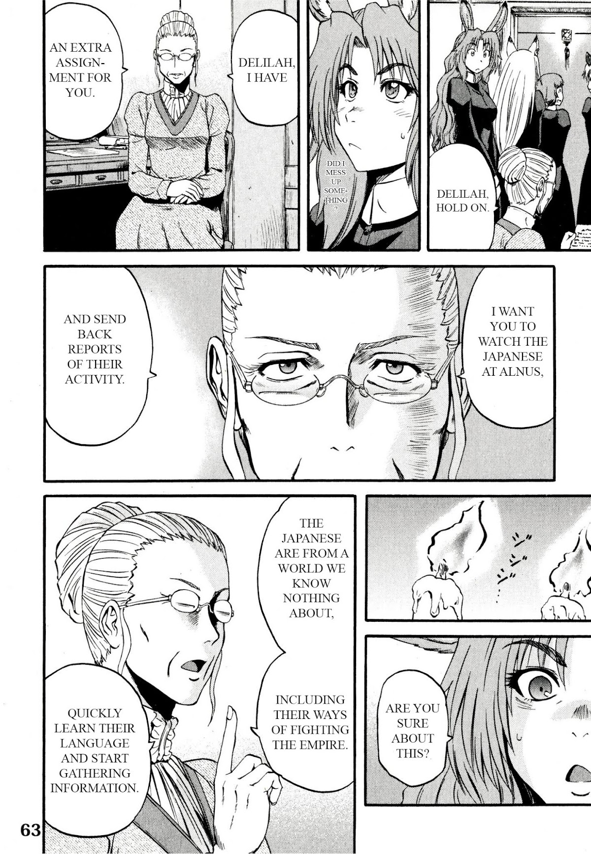 Gate - Jietai Kare no Chi nite, Kaku Tatakeri Chapter 39 page 18 - Chapter 39: Delilah's Determination