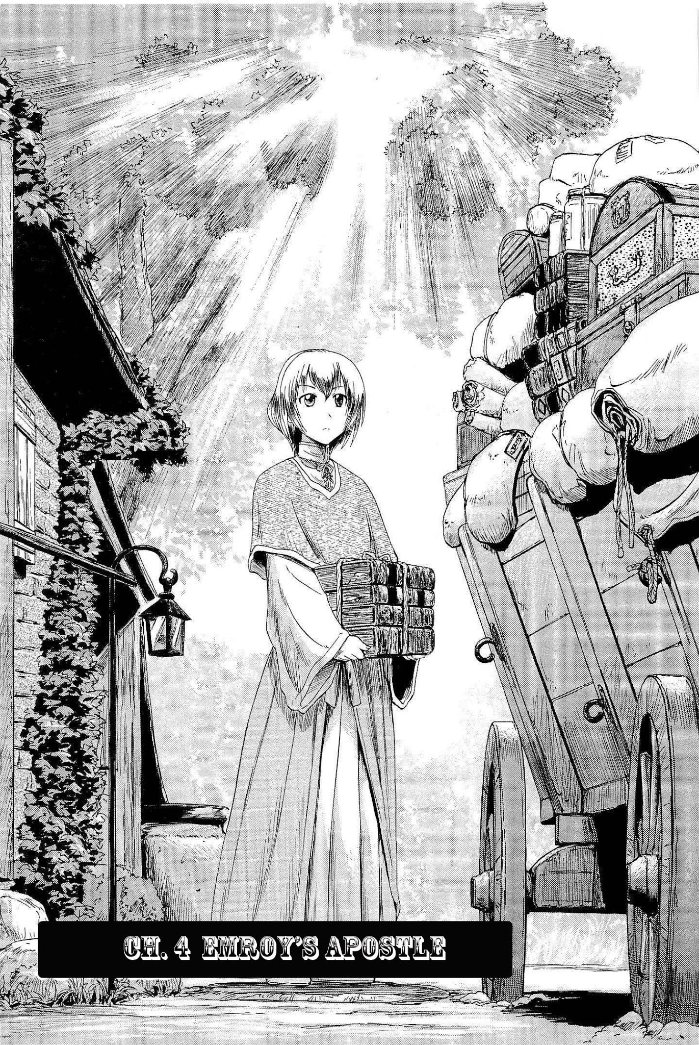 Gate - Jietai Kare no Chi nite, Kaku Tatakeri Chapter 4 page 1 - Chapter 4: Emroy's Apostle