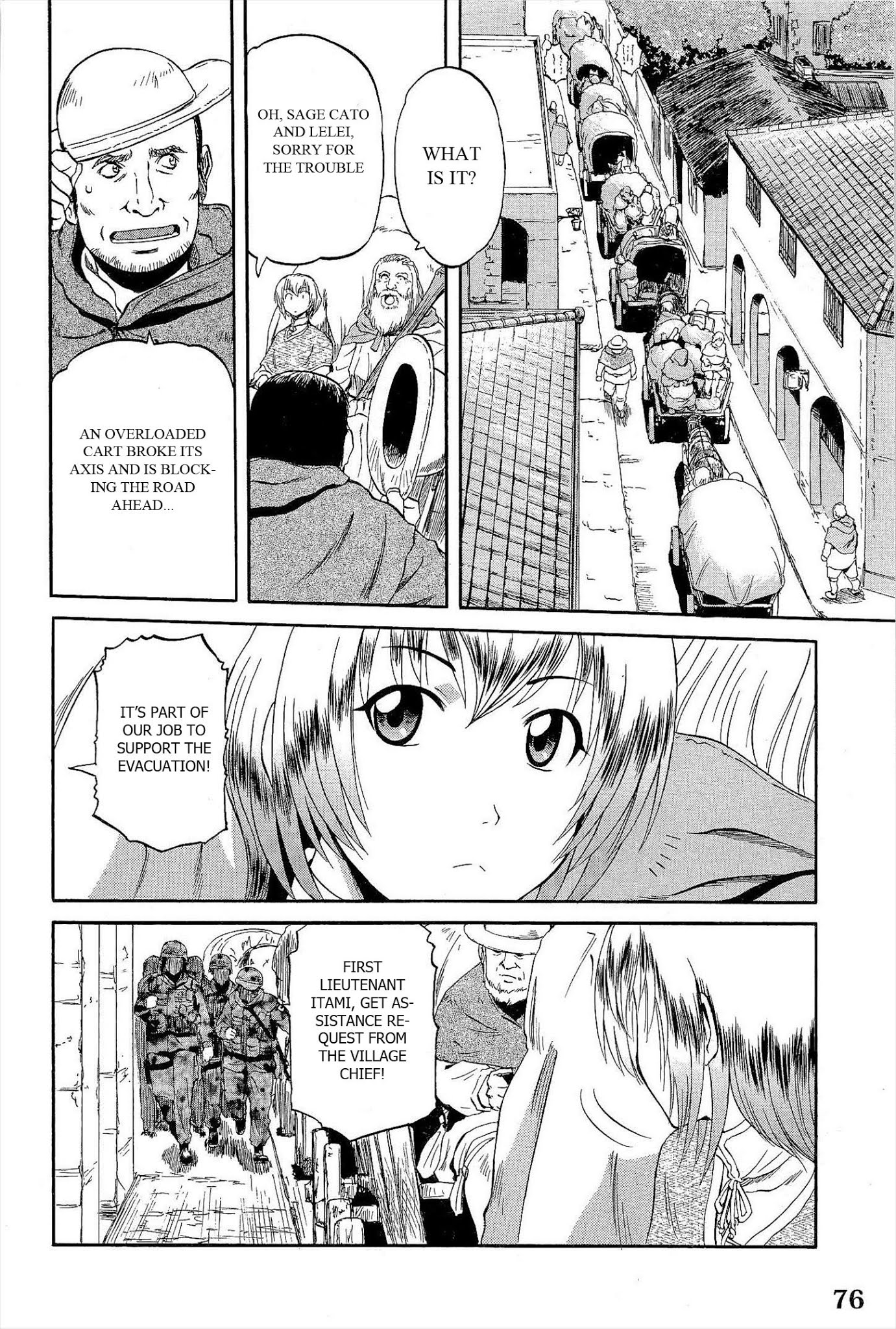 Gate - Jietai Kare no Chi nite, Kaku Tatakeri Chapter 4 page 6 - Chapter 4: Emroy's Apostle