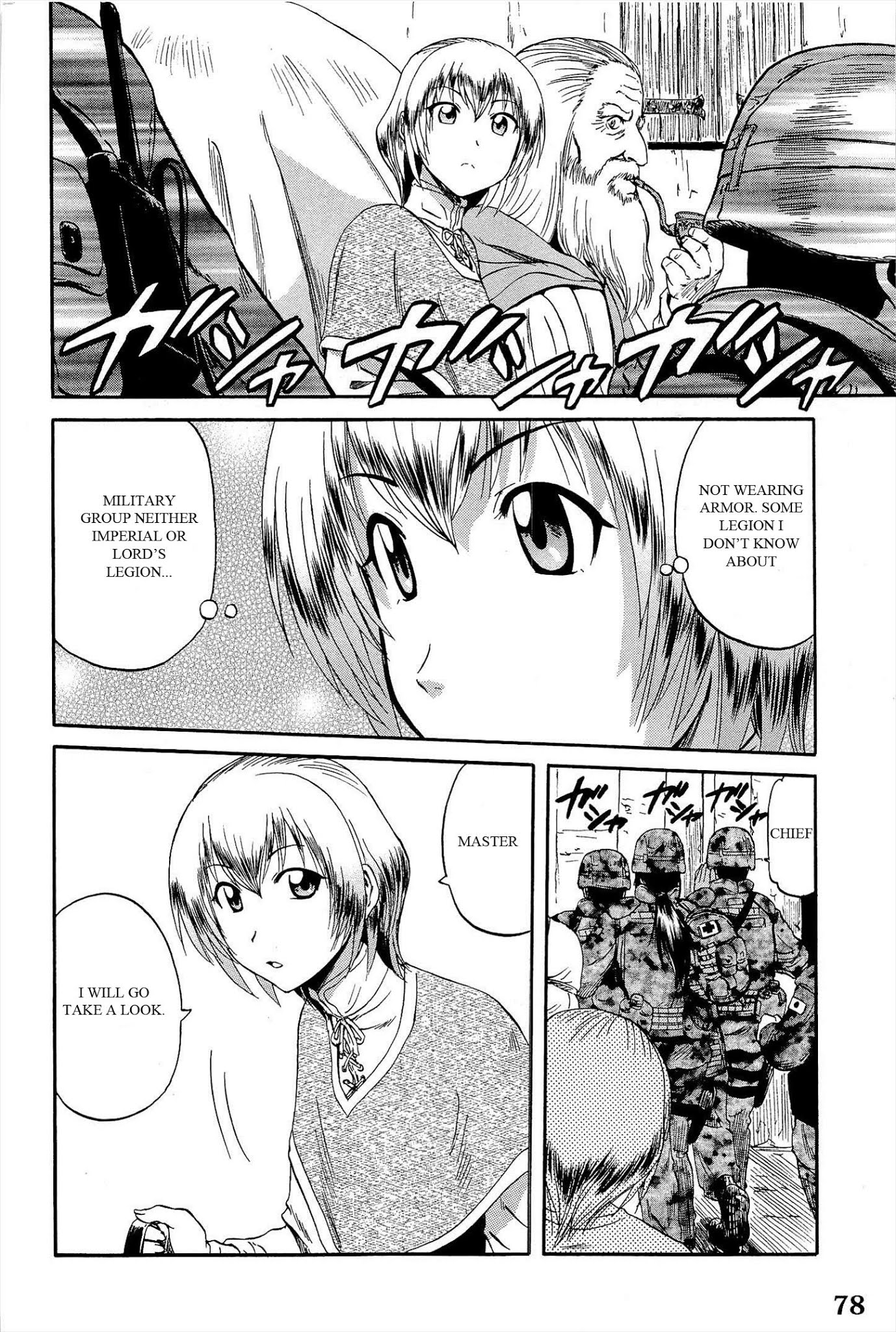 Gate - Jietai Kare no Chi nite, Kaku Tatakeri Chapter 4 page 8 - Chapter 4: Emroy's Apostle