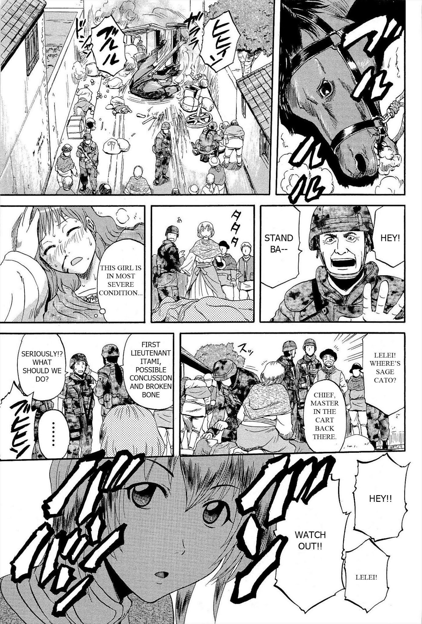 Gate - Jietai Kare no Chi nite, Kaku Tatakeri Chapter 4 page 9 - Chapter 4: Emroy's Apostle
