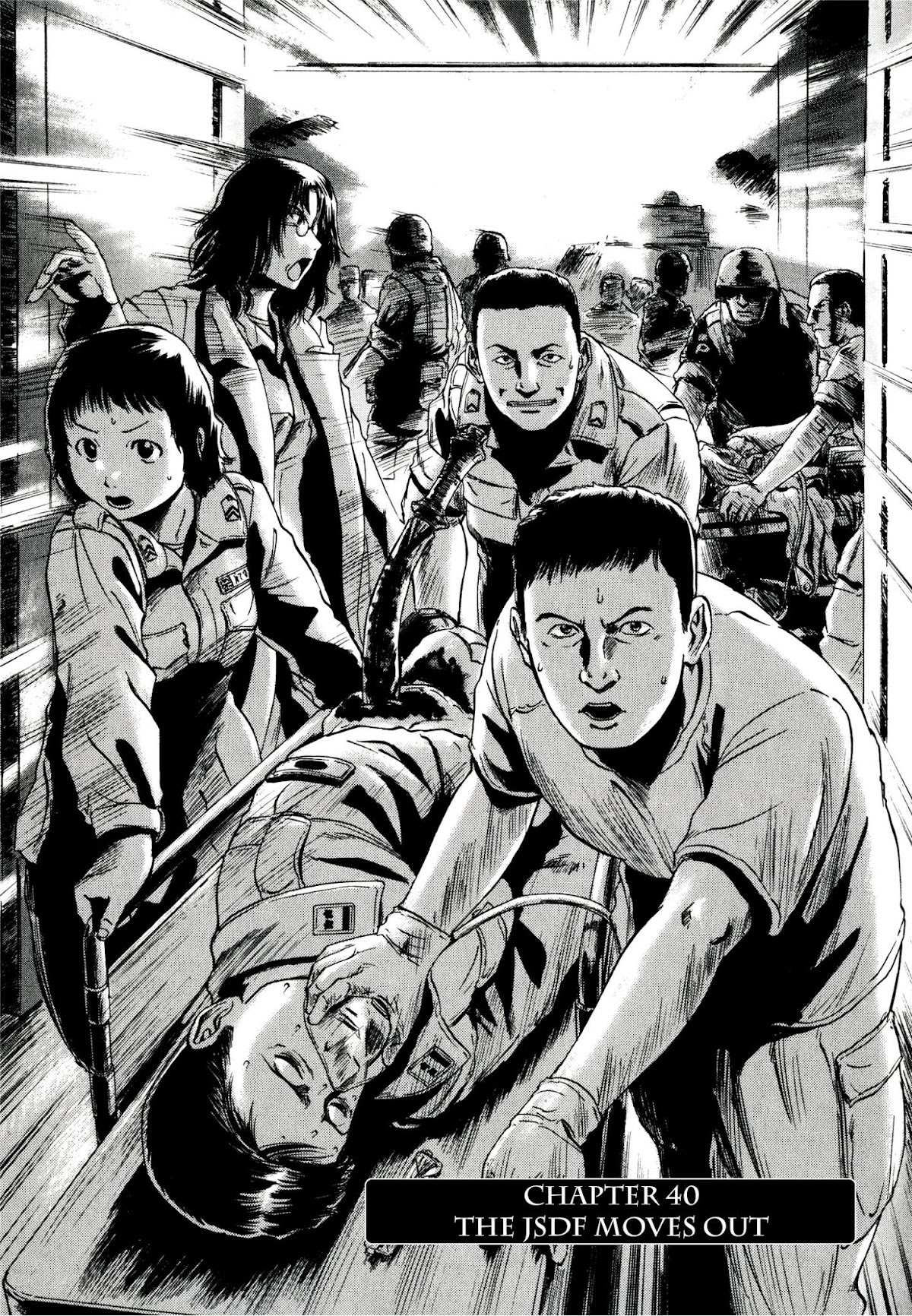 Gate - Jietai Kare no Chi nite, Kaku Tatakeri Chapter 40 page 1 - Chapter 40: The JSDF Moves Out