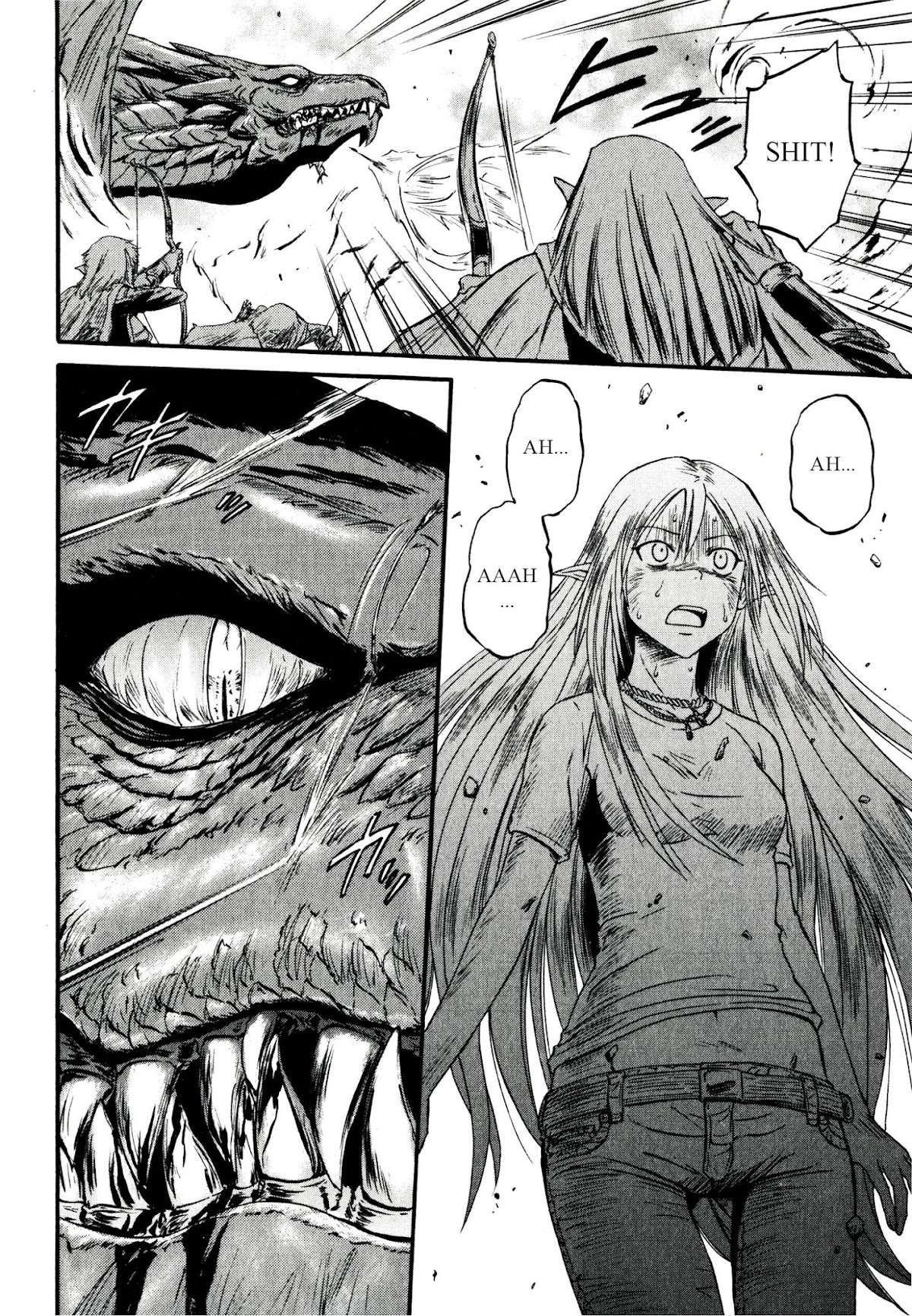 Gate - Jietai Kare no Chi nite, Kaku Tatakeri Chapter 41 page 13 - Chapter 41: (Chapter 41 & 42) The Dark Elves' Valley